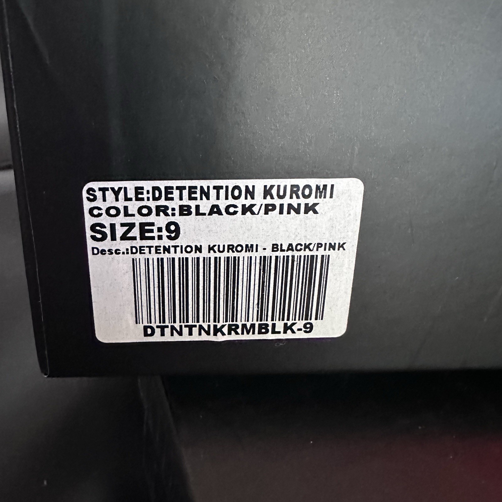 YRU x Kuromi Detention Platform Boots Black Pink White Women’s New In Box Size 9