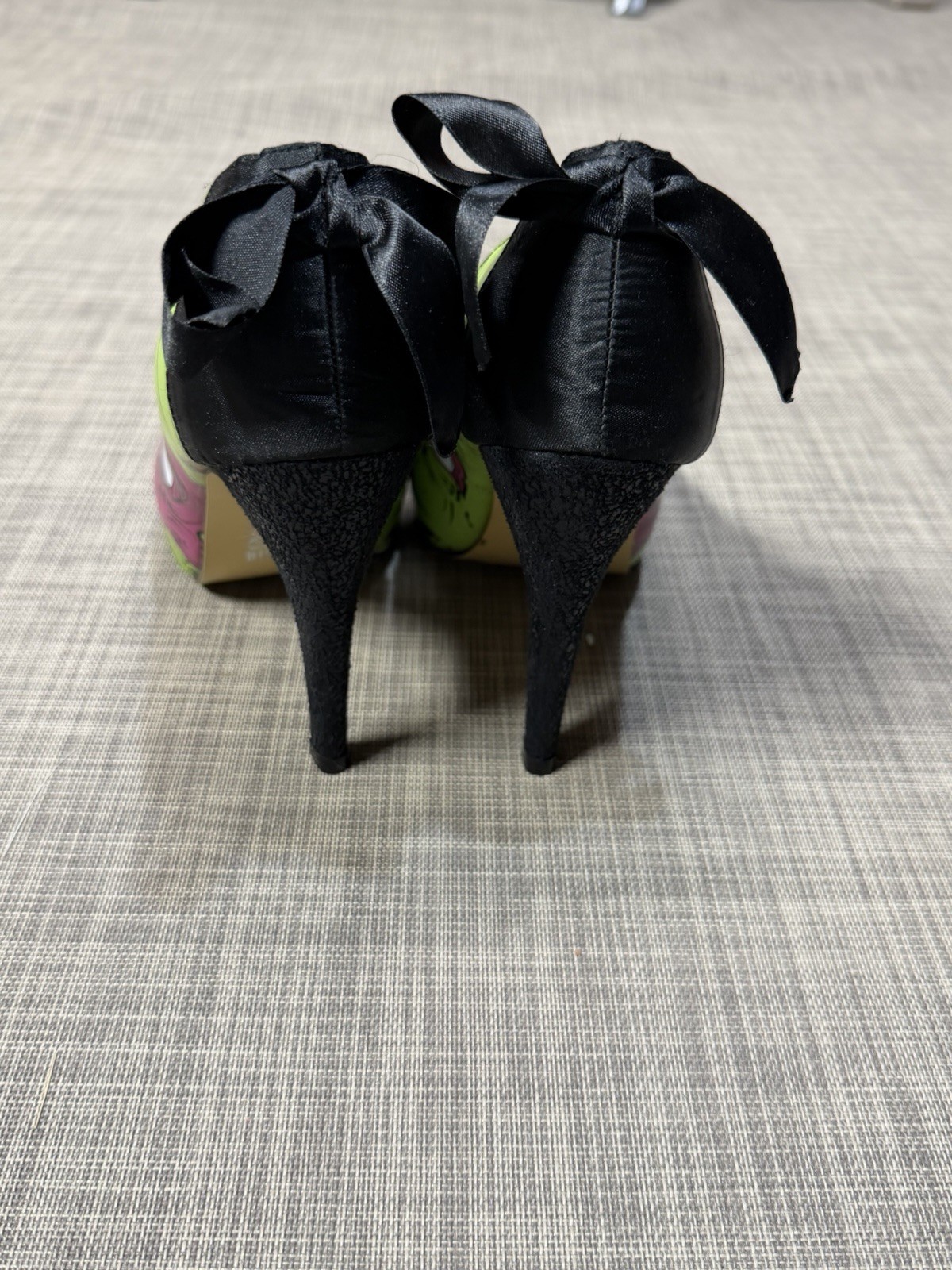 Iron Fist Damen Peep Toe Pump Zombie Green Stomper Platform Women’s US 10 Y2K