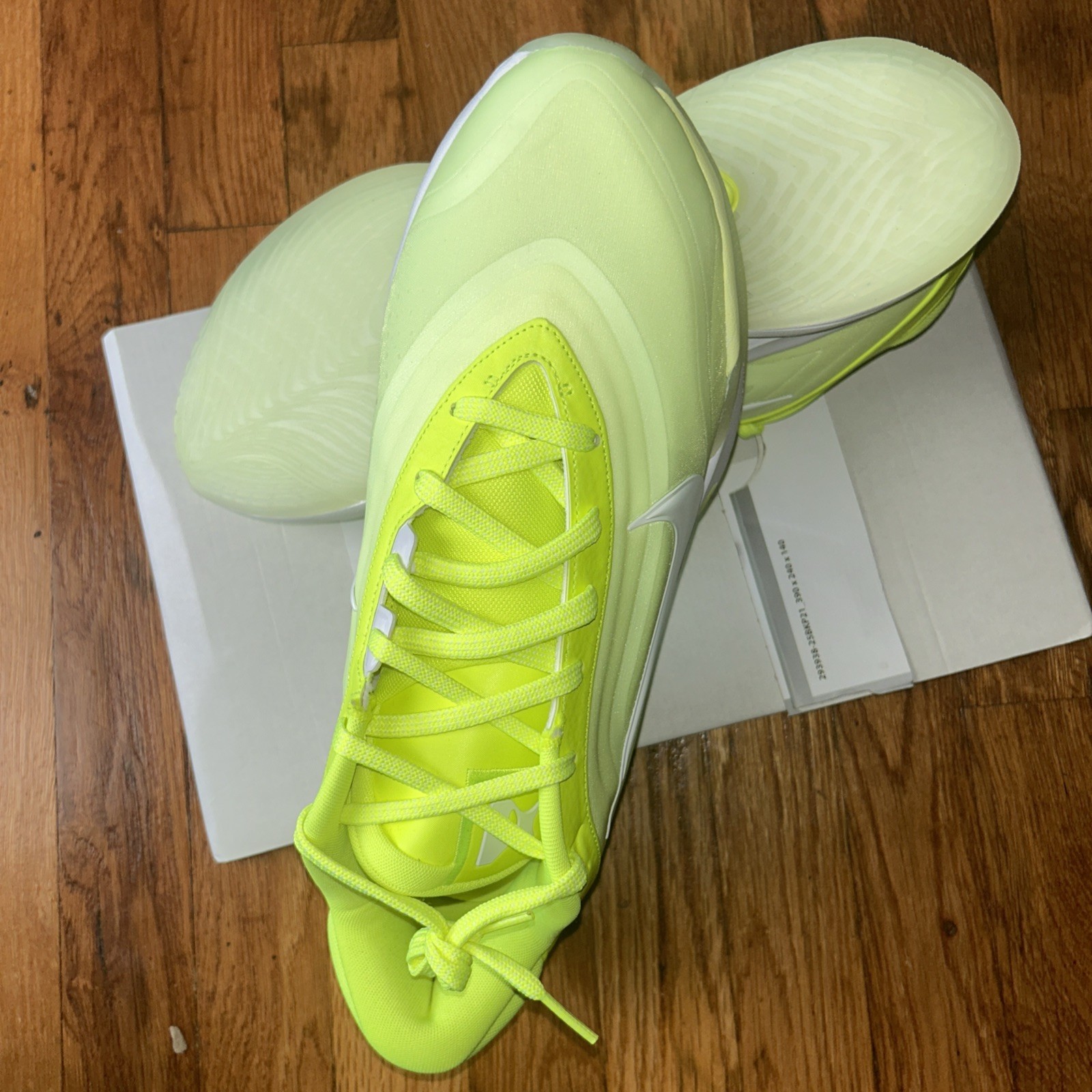 Nike A’One Men’s Low Top Sneaker Volt/White Lace Up Athletic FZ8605-702