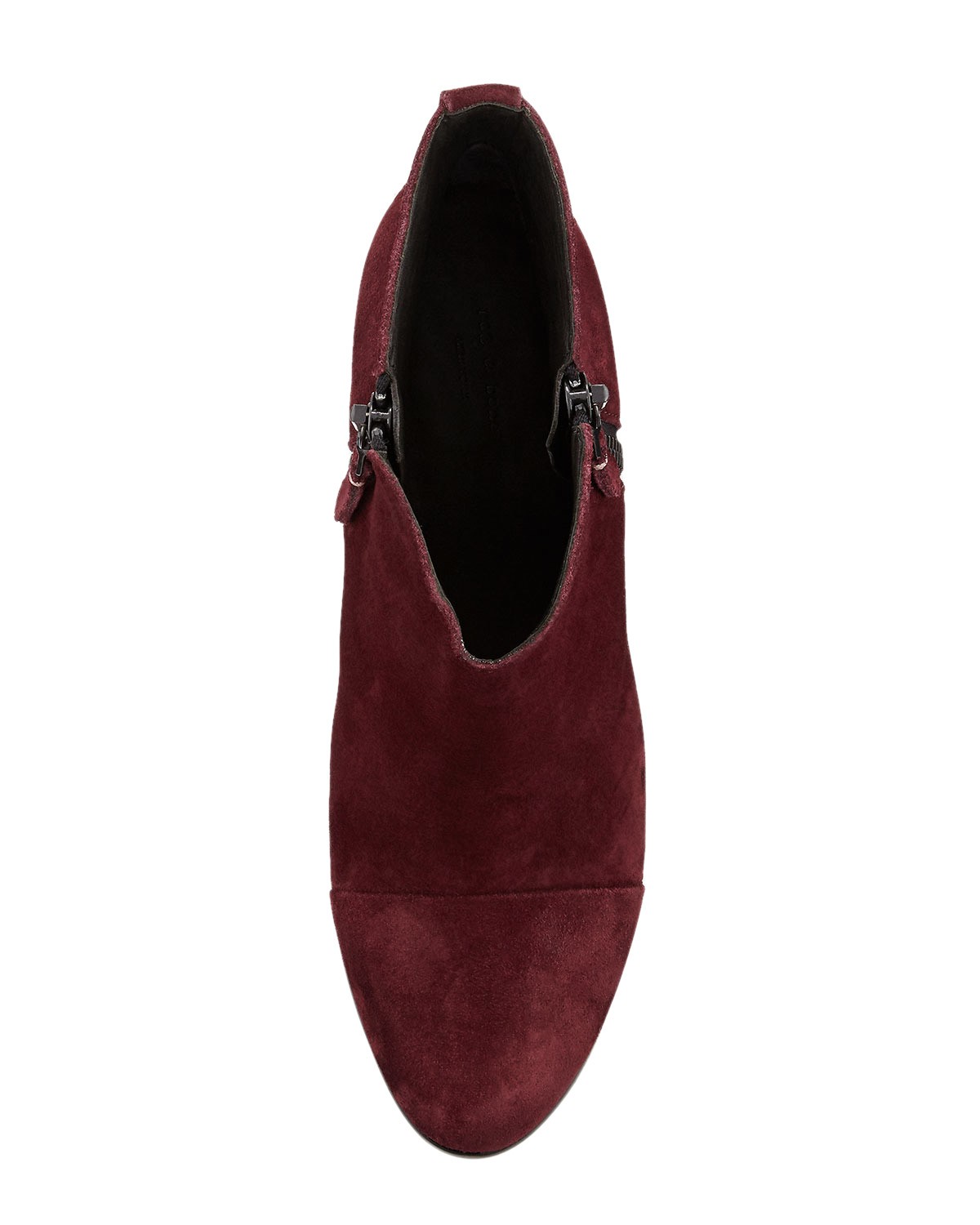 Rag & Bone Womens Margot Suede Ankle Boots US 9.5 Burgundy EU 39.5 – NIB $525