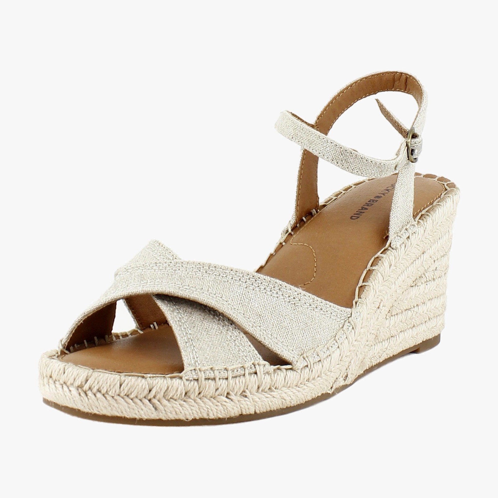 Lucky Brand Candyr Women’s Sandals Natural/Platinum Size 11 M