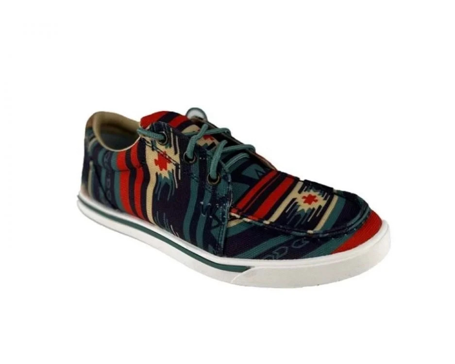 Retro Low Top Navy Aztec Multicolor Wrangler Women’s Shoes Size 7