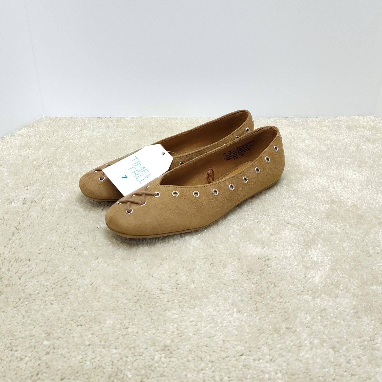 Time And Tru Corset Slip Ons Loafers Slides Flat Mules Mary Jane Casual Womens 7
