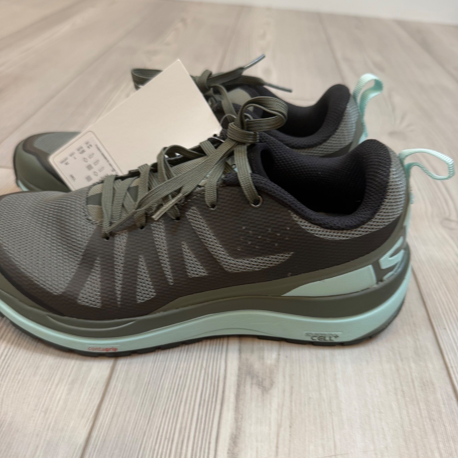 Salomon Odyssey Pro W Trail Running Shoes Castor Gray Blue 399732 Womens 7 NEW