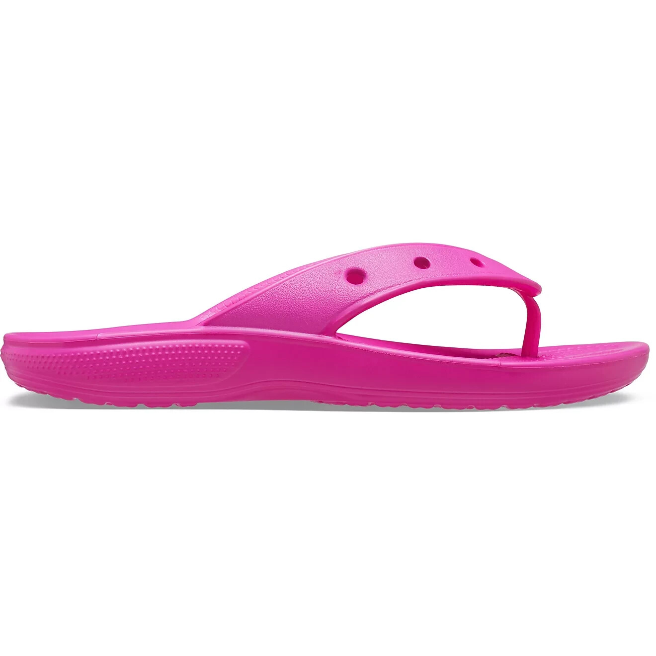 Bright Pink Crocs Classic Flip Flops #207713-6UB Women’s Size 10 Men’s Size 8