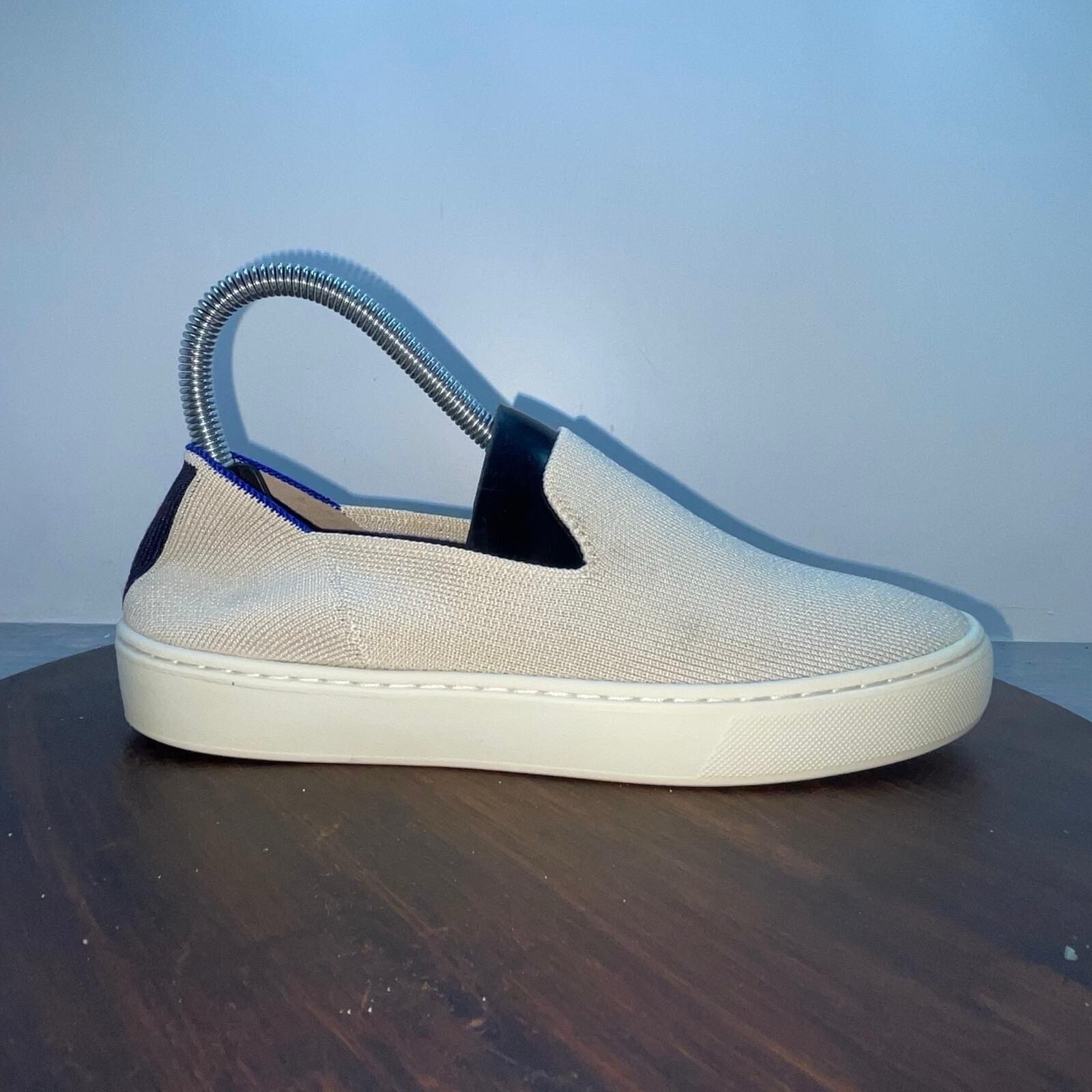 Rothy’s The Slip On Sand Knit Fabric Low Top Everyday Sneakers Women’s Size US 6