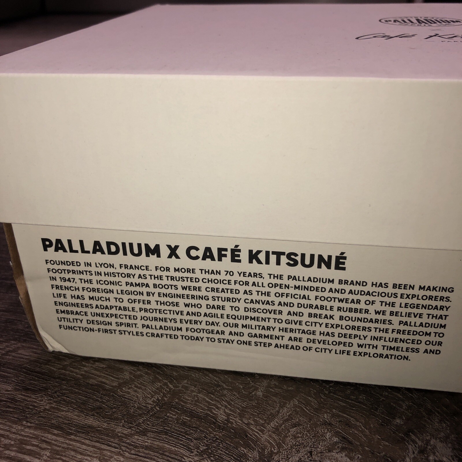 Palladium X Café Kitsune Paris Boots Women’s 6 Pallabrousse Woodlin 37 NEW