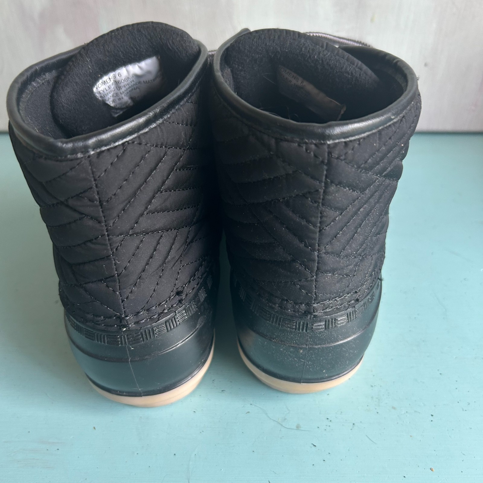Magellan Outdoors Quilted Duck Boot Waterproof Rubber All Weather Size 6