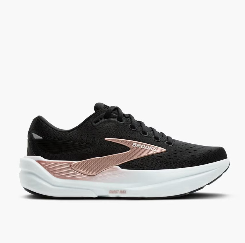 Women’s Ghost Max 3 Running Shoes, 043 – Black/Black/Rose Gold NEW