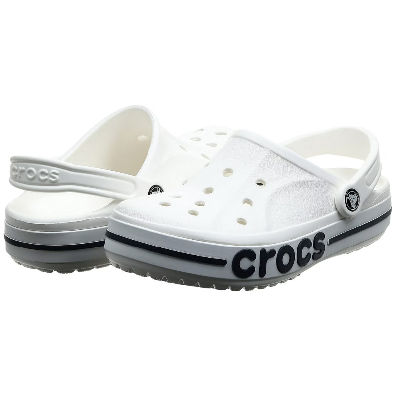 Crocs Unisex Bayaband Clog Women – White/Navy