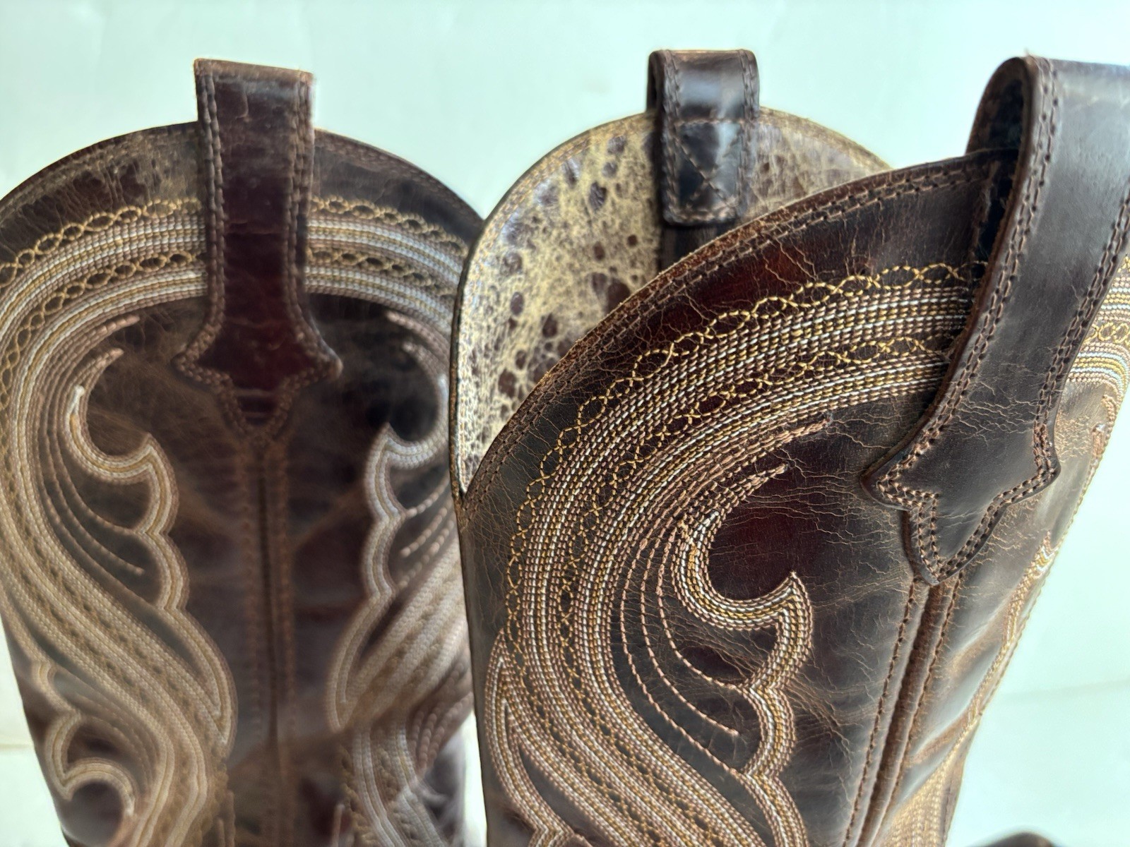 Ariat Lively Cowboy Western 10016357 ATS Sassy Brown Boots Womens 9B Leather