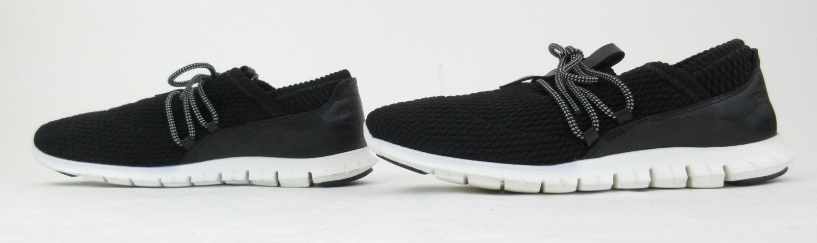 Cole Haan ZeroGrand Quilted Casual Sneakers Black Stretch Textile/Leather Sz 8