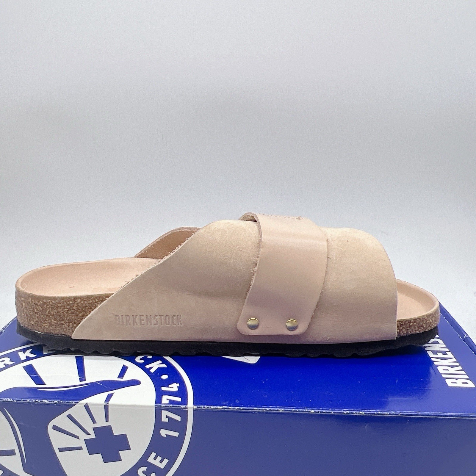 Birkenstock Kyoto Women’s Sandals Slides Tan Leather EU 41 US 10 – 10.5 N
