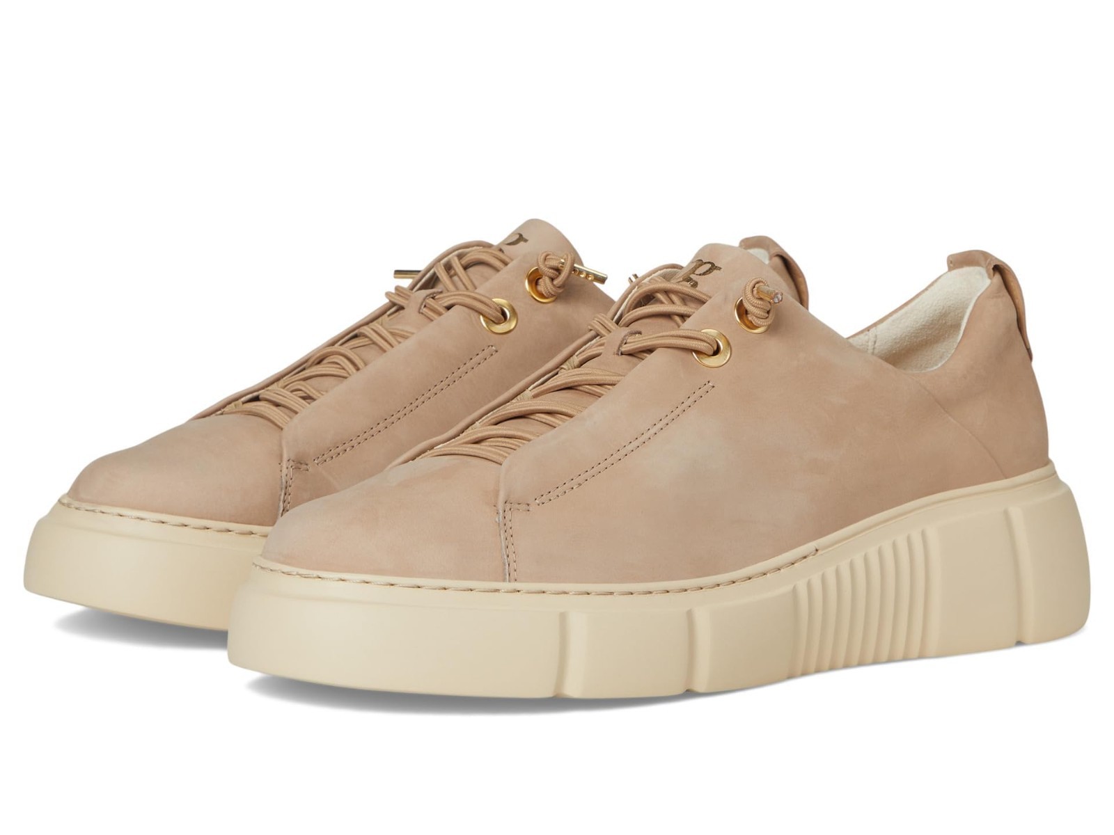 Paul Green Abbey Antelope Nubuk Platform Sneakers Women’s Size 7 Medium