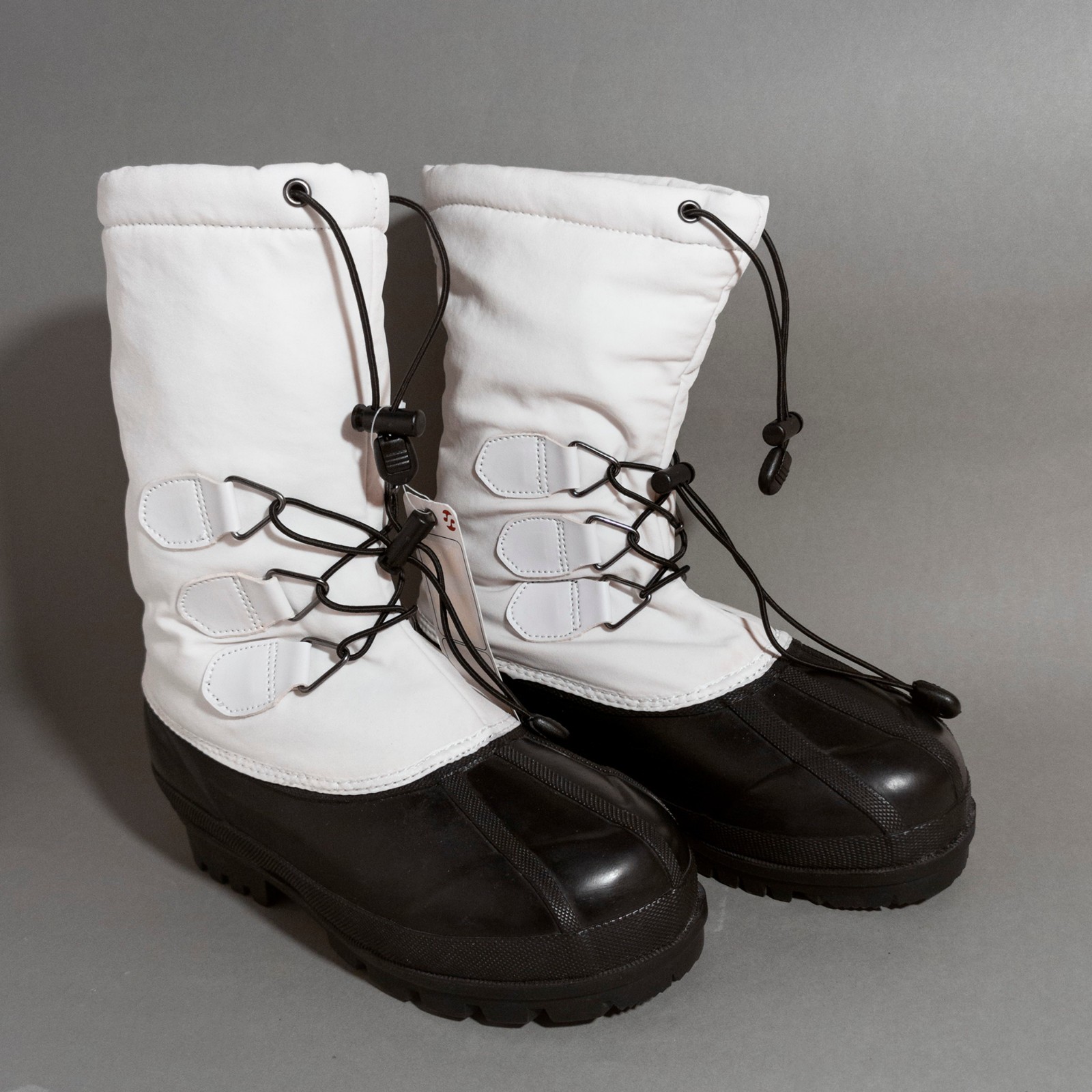 NP~150€ Superga Alpina snow boots 39 retro winter boots rubber textile White
