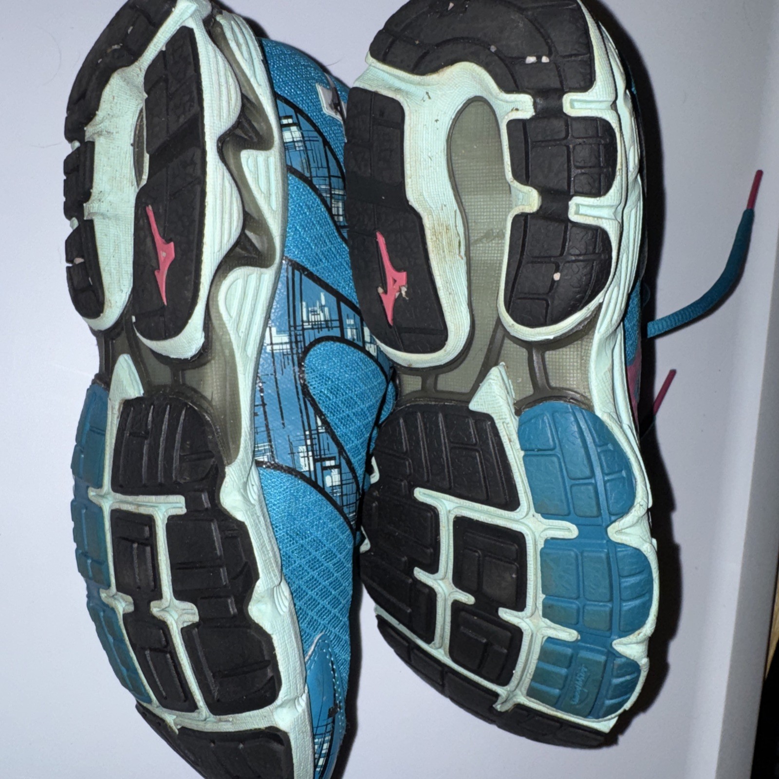 Mizuno Wave Inspire 10 Running Shoes Synthetic 410575 Blue/Mint Women Size W9
