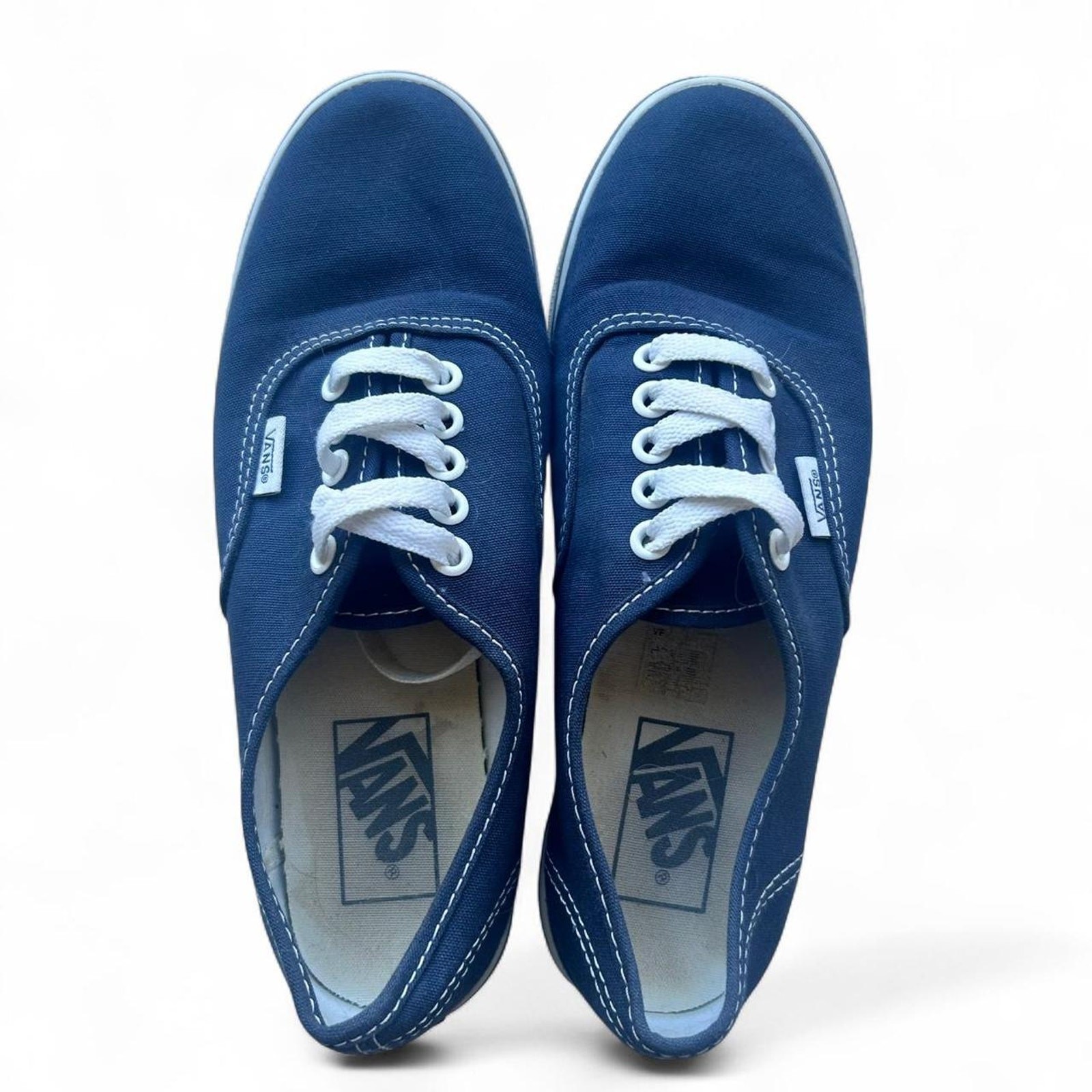 Blue VANS authentic size 7 Women’s /5.5 Men’s EUC