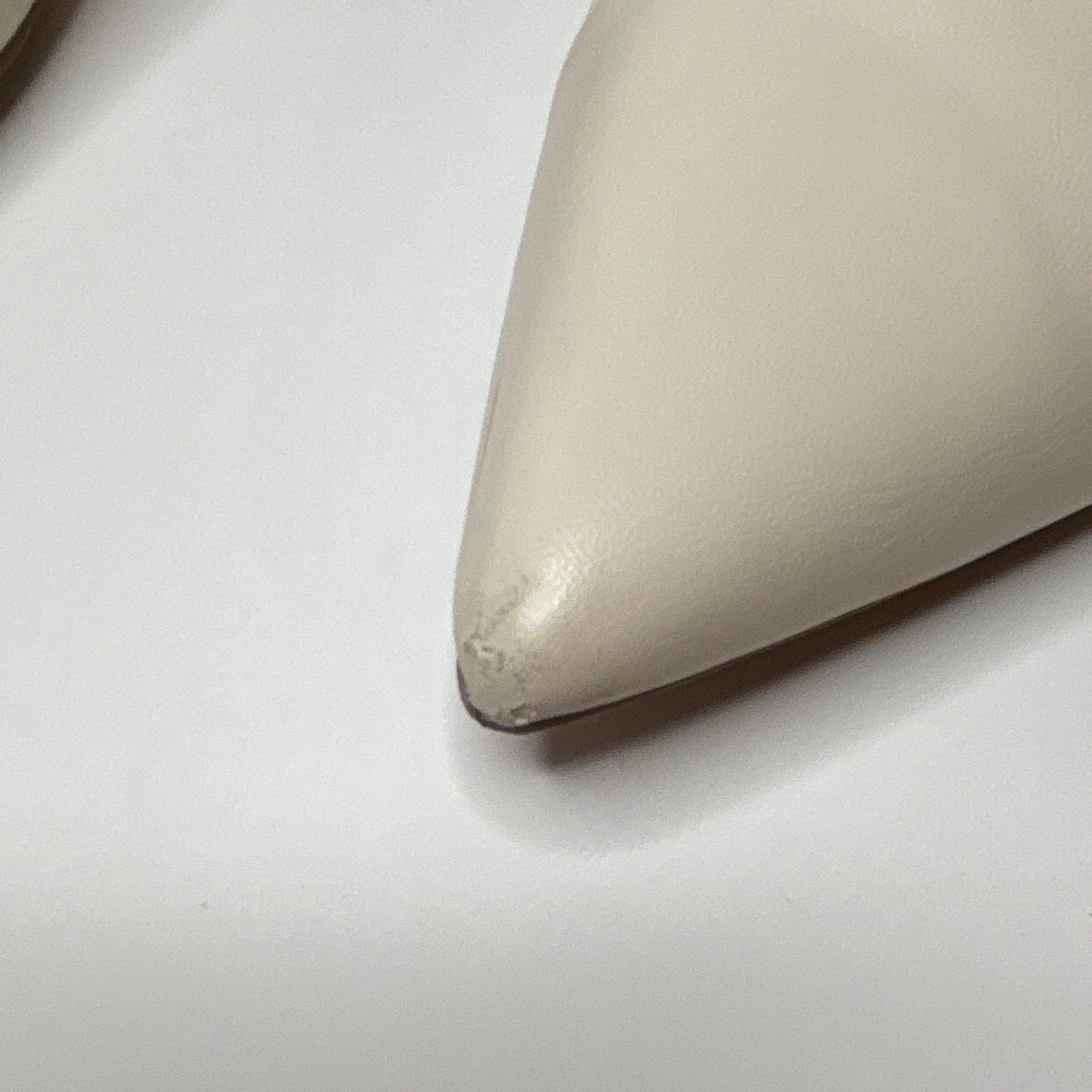Liz Claiborne Sheba Cream Slingback Pointed Toe Flats Memory Foam 7.5W New