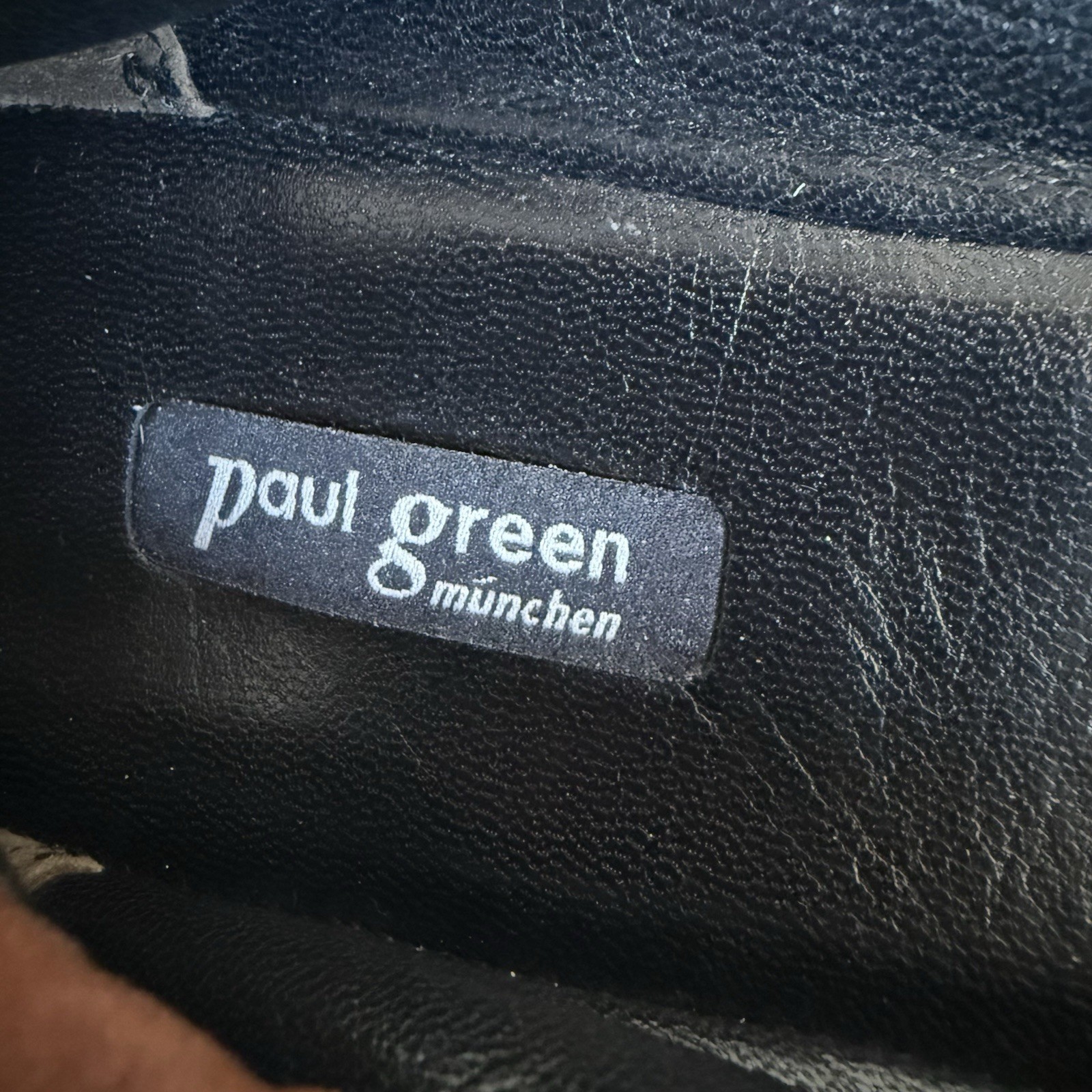 Paul Green Nellie Brown Suede Black Patent Cap Toe Bow Ballet Flats Size US 7.5
