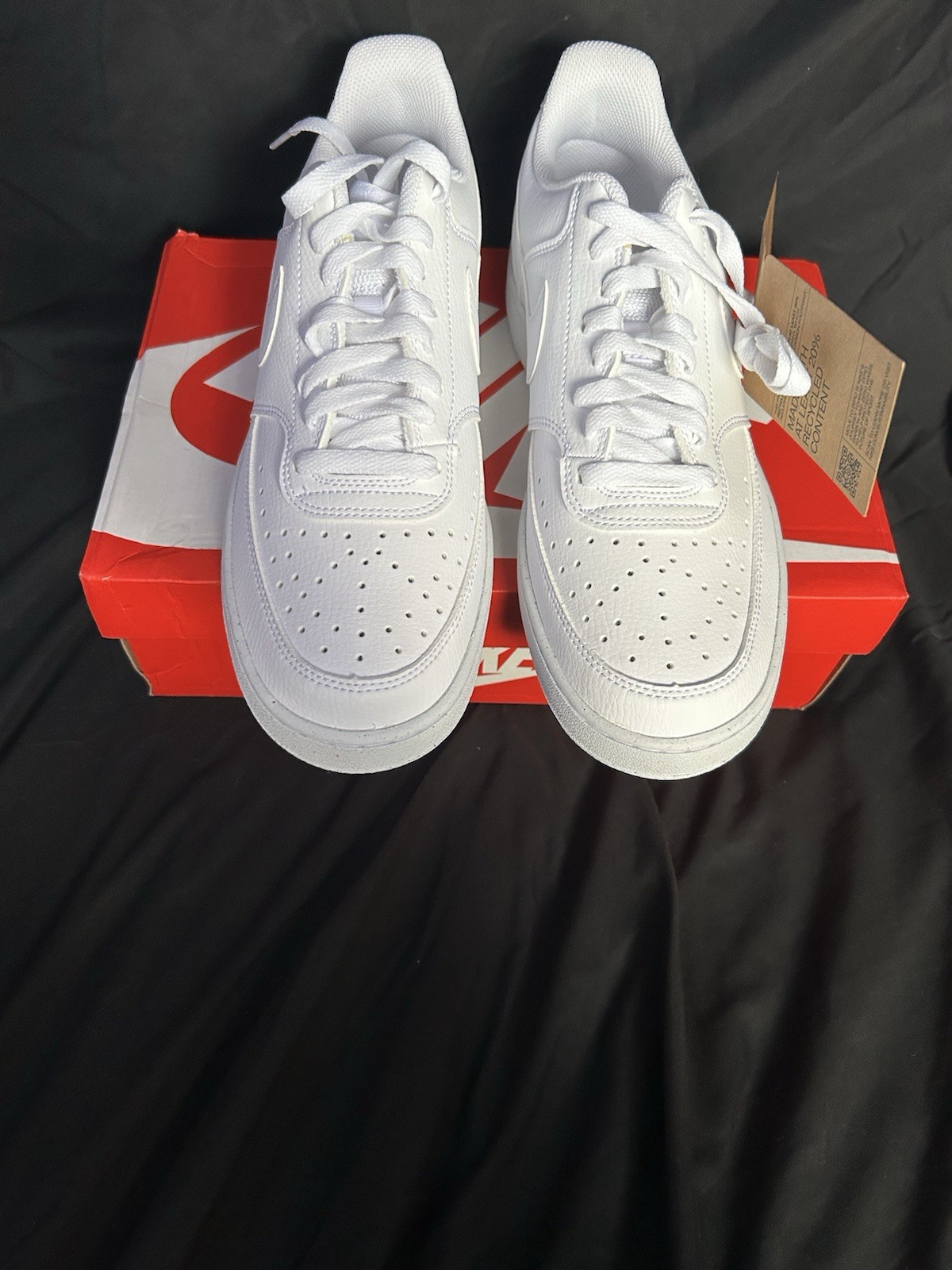 Nike Court Vision Next Nature Low Triple White Women’s Leather DH3158-100