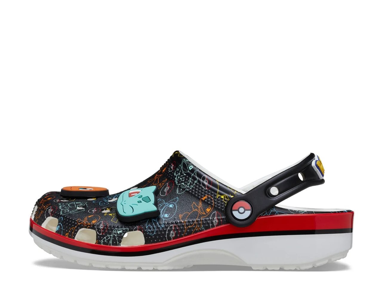 Crocs Pokemon Print Classic Clogs With Jibbitz Unisex Adults MSRP $70