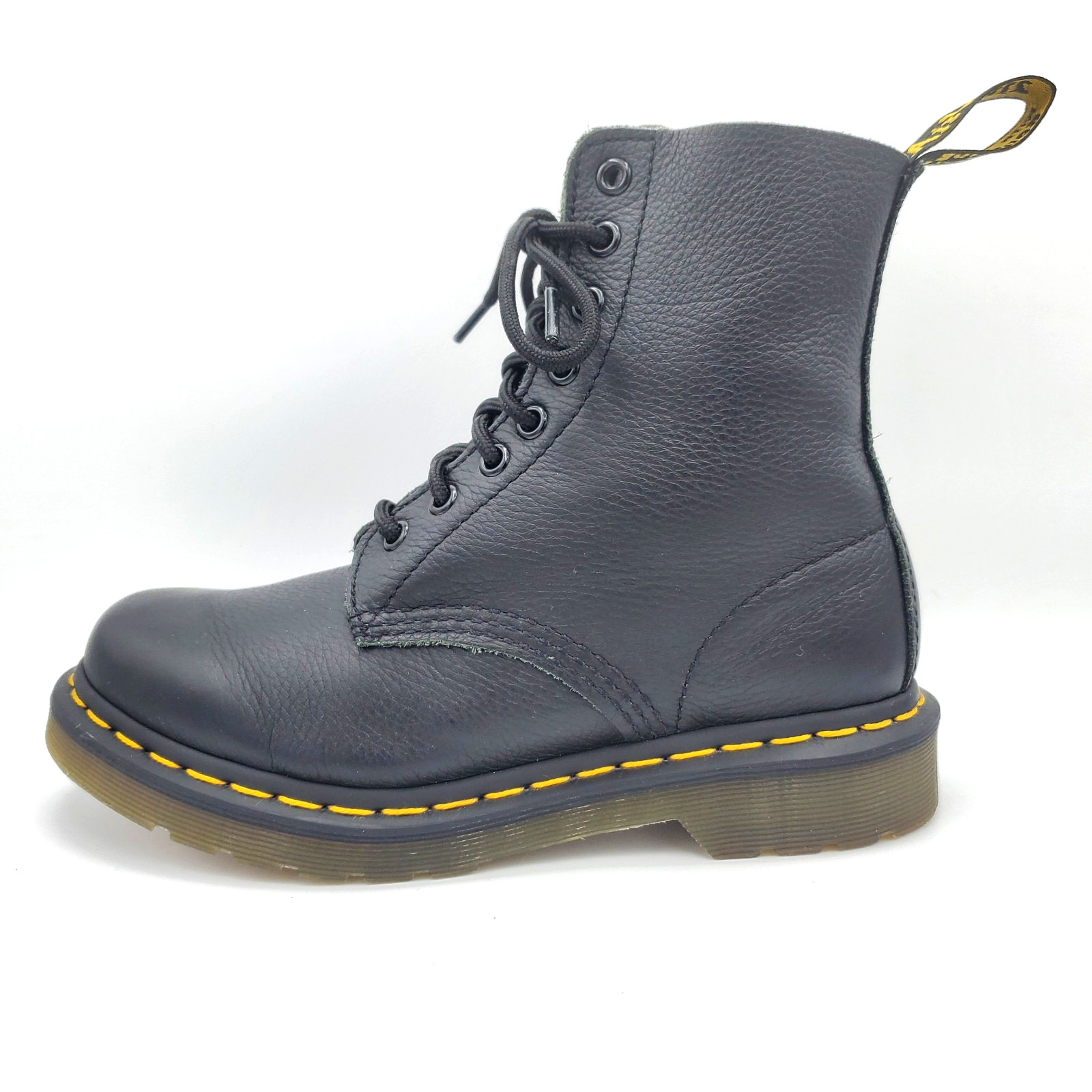 Dr. Martens 1460 Pascal Black Leather Boots, Women’s Size 6 US