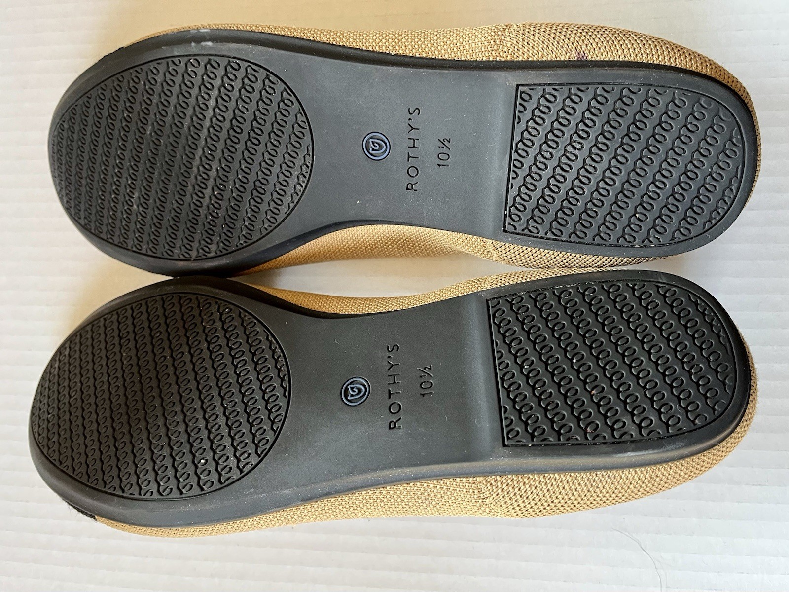 Rothy’s Women’s Pointed Toe Knit Slip-On Ballet Flats Cap Toe Colorblock 10.5
