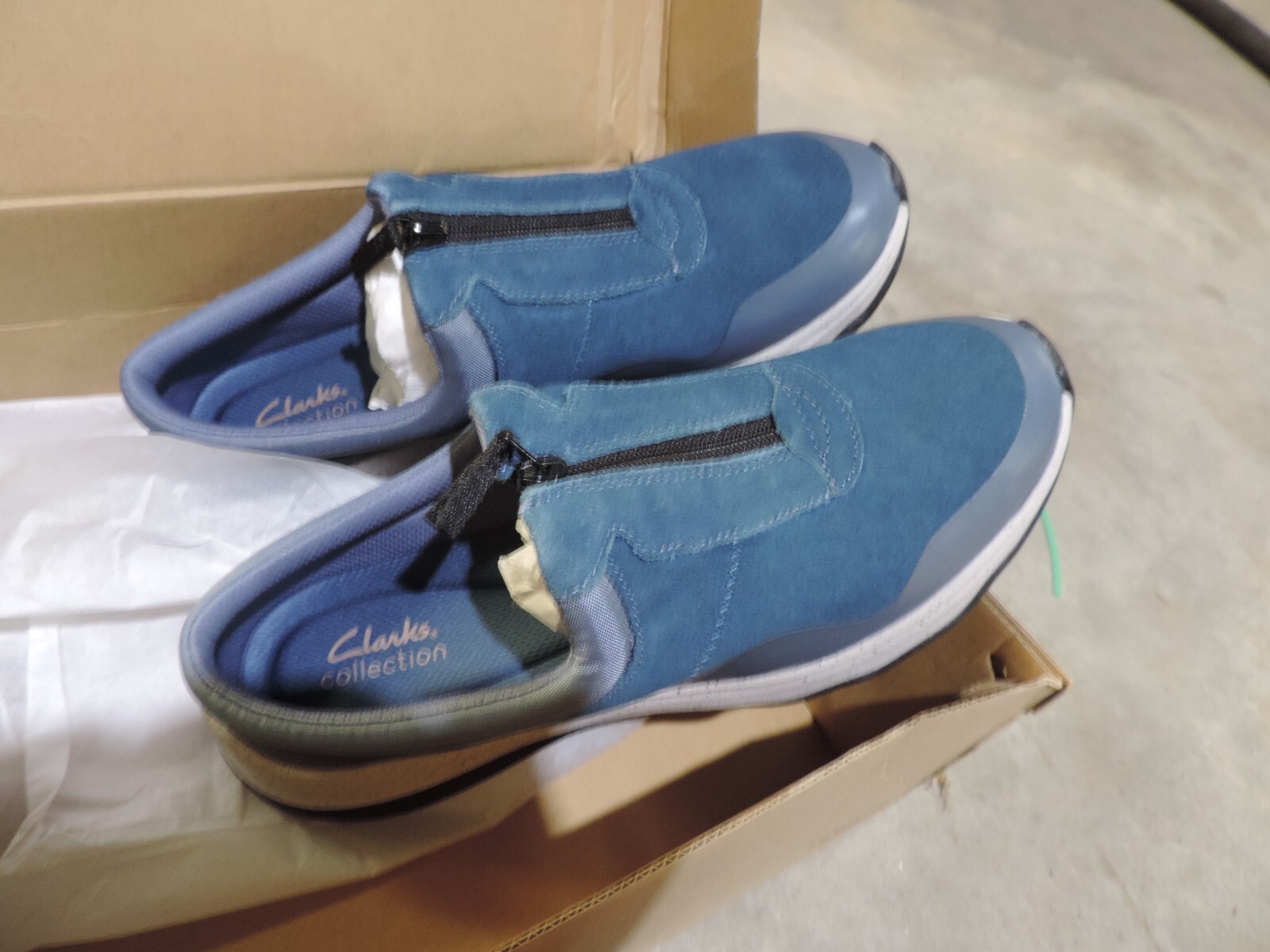 Clark’s Womens size 10M Jaunt Way Blue Gray