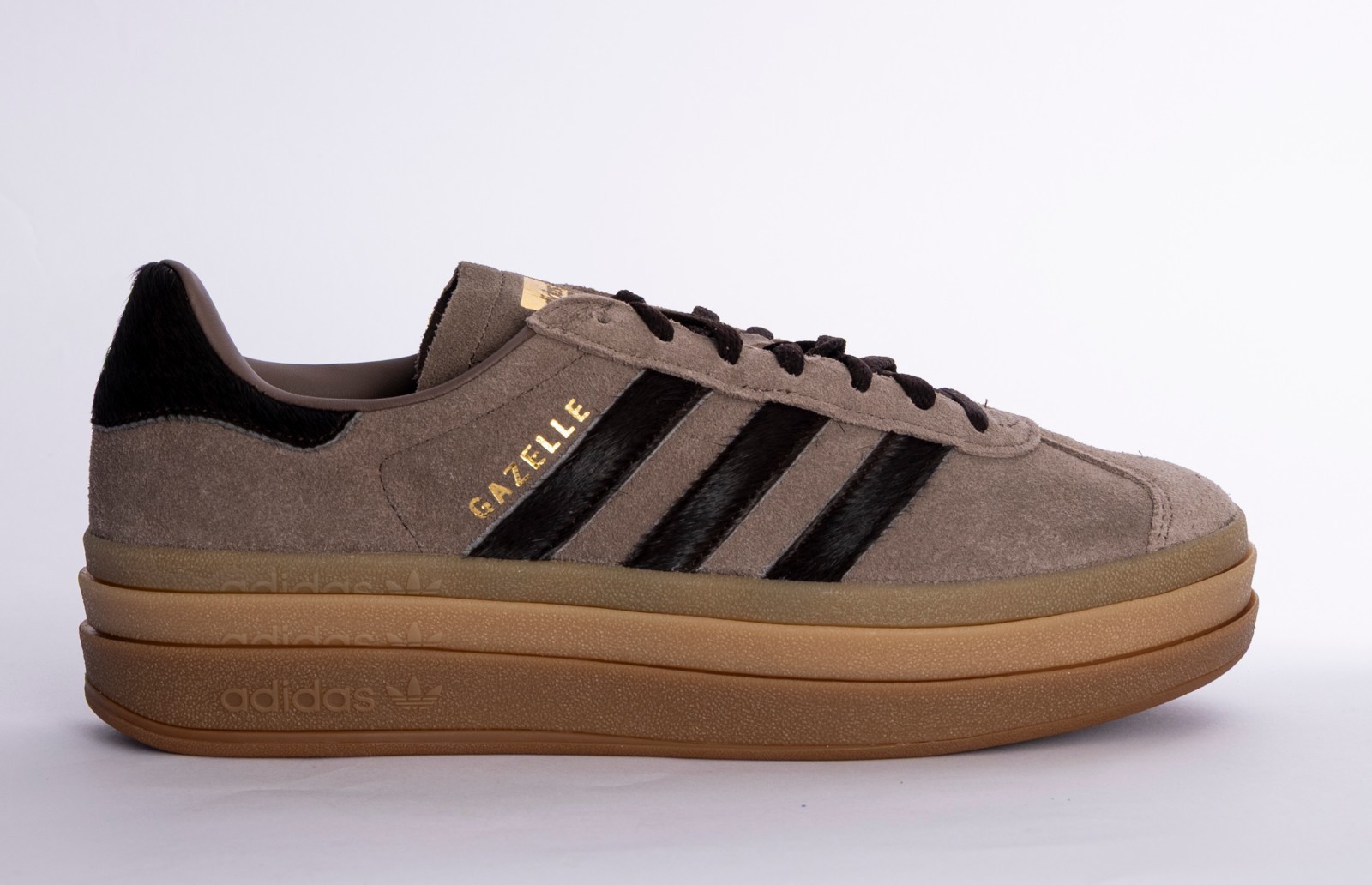 adidas Gazelle Bold Women’s Earth Strata Auburn Gold IH4202 US 8.5 NIB