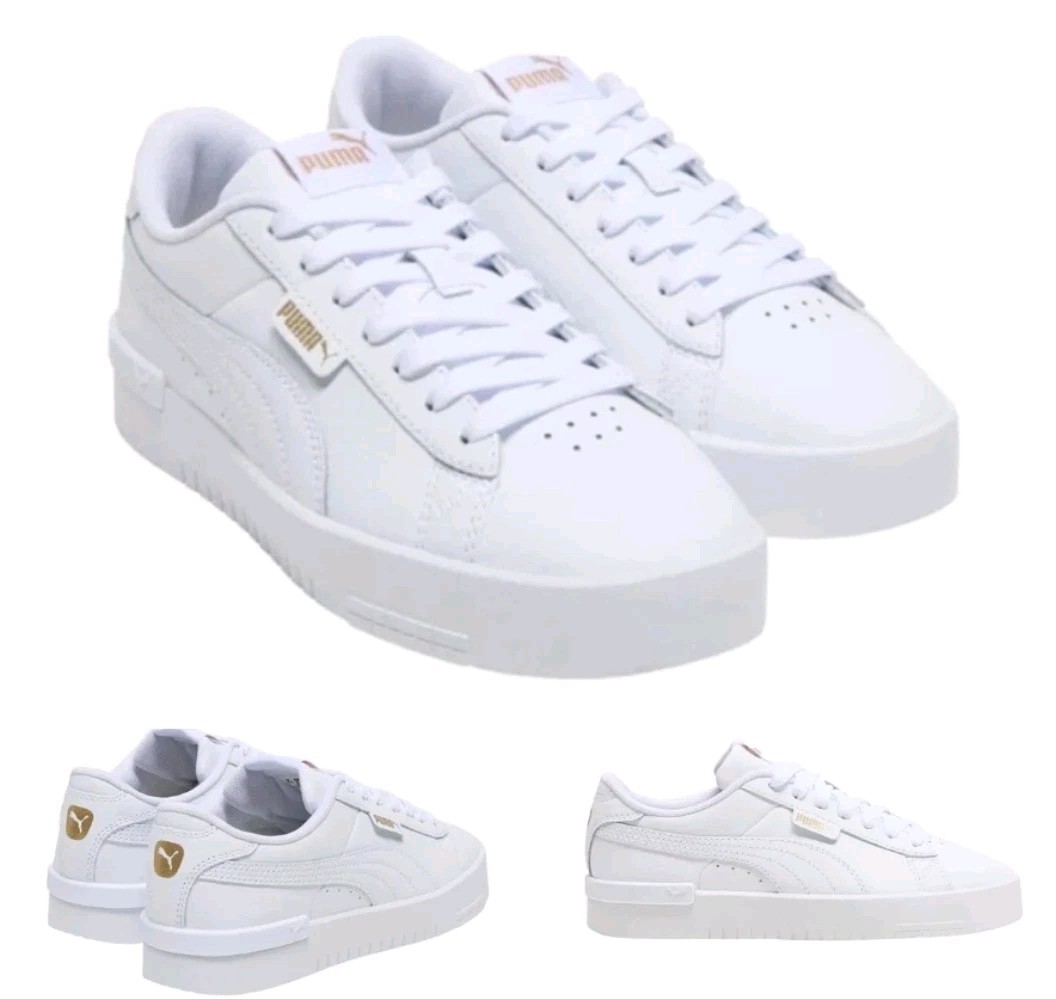 PUMA Court Sneaker Women’s Retro Walking Tennis Shoe «PUMA White / Gold» NEW!
