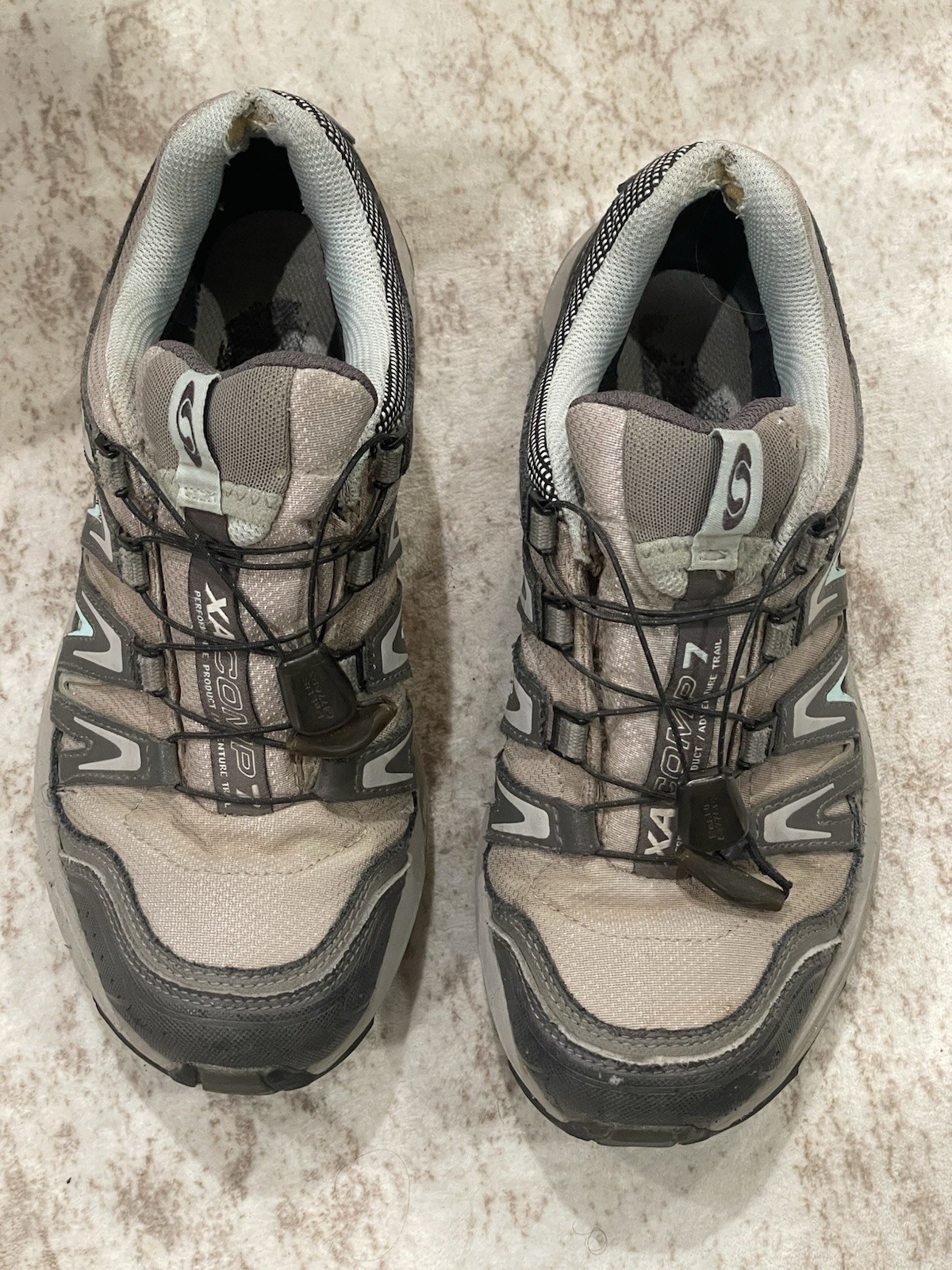 Salomon XA Comp 7 ClimaShield Waterproof Quicklace Trail Shoes US 7 Women’s