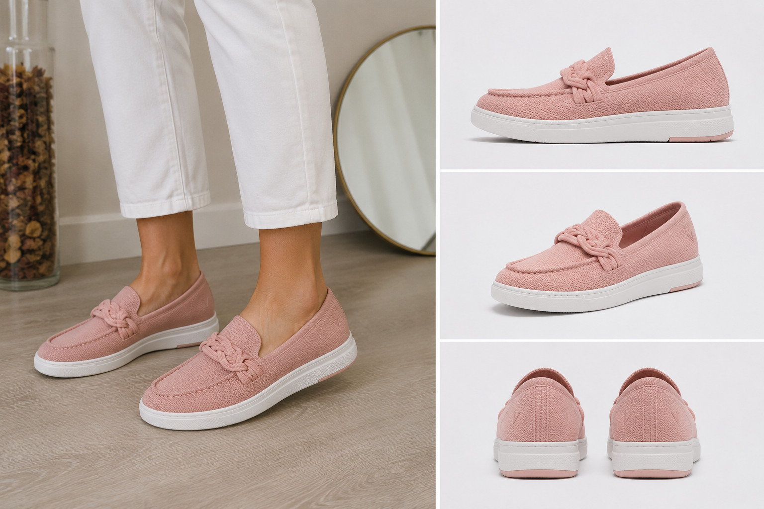 Vivaia Iasmin Walker Pro Hybrid Comfort Penny Loafers Water RPT Flats Pink 37