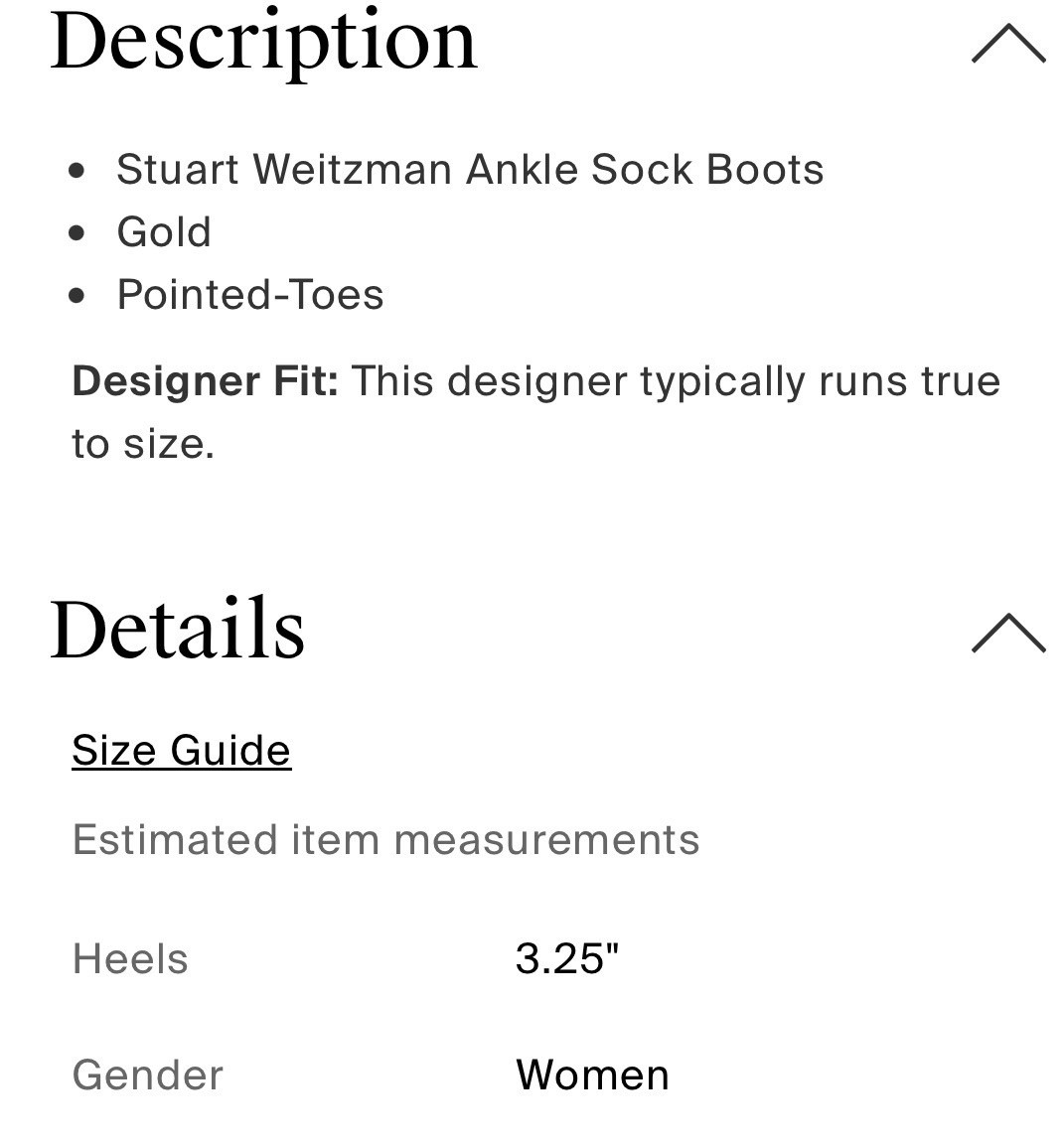 Stewart Weitzman Waverly Sock Booties, Gold 3.25” Heel
