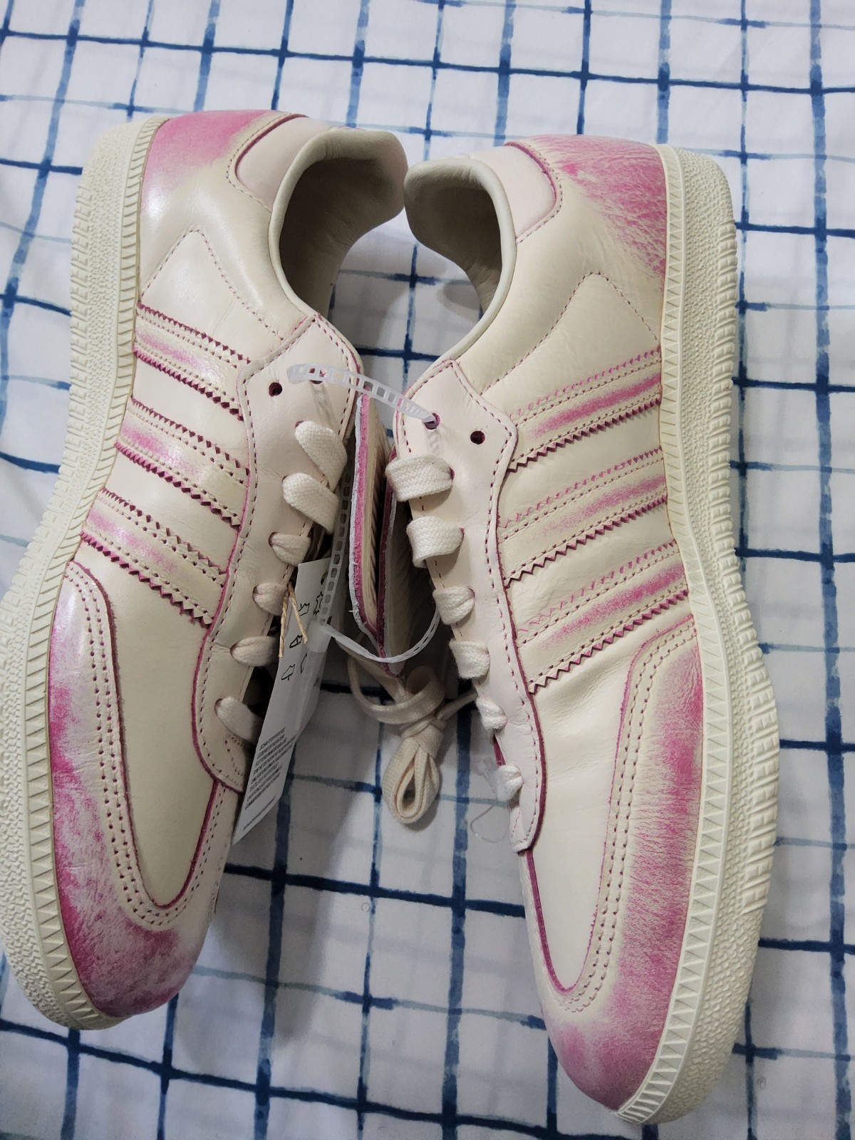 Size 10 – adidas Samba LT Color Fade Pack – Cream Shock Pink W