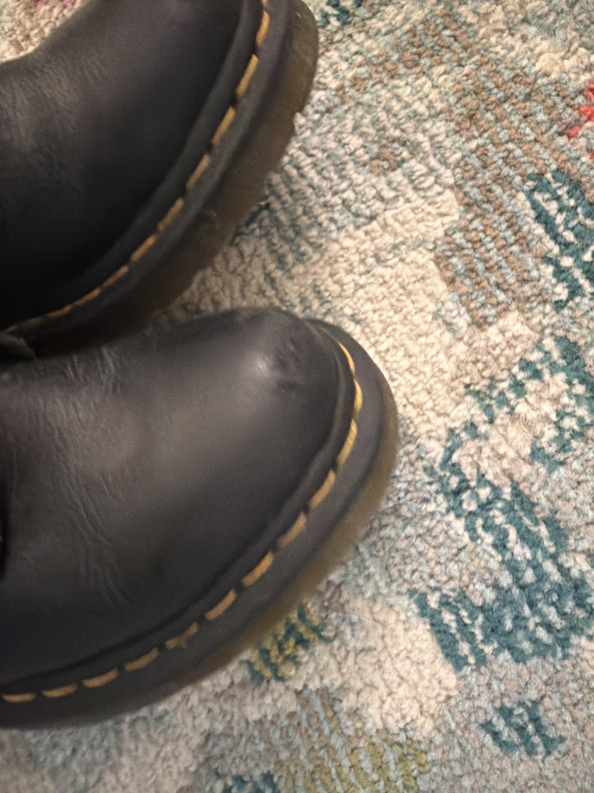 Dr. Martens 1460 Pascal Virginia Black Leather Boots Women’s US 7 EU 38