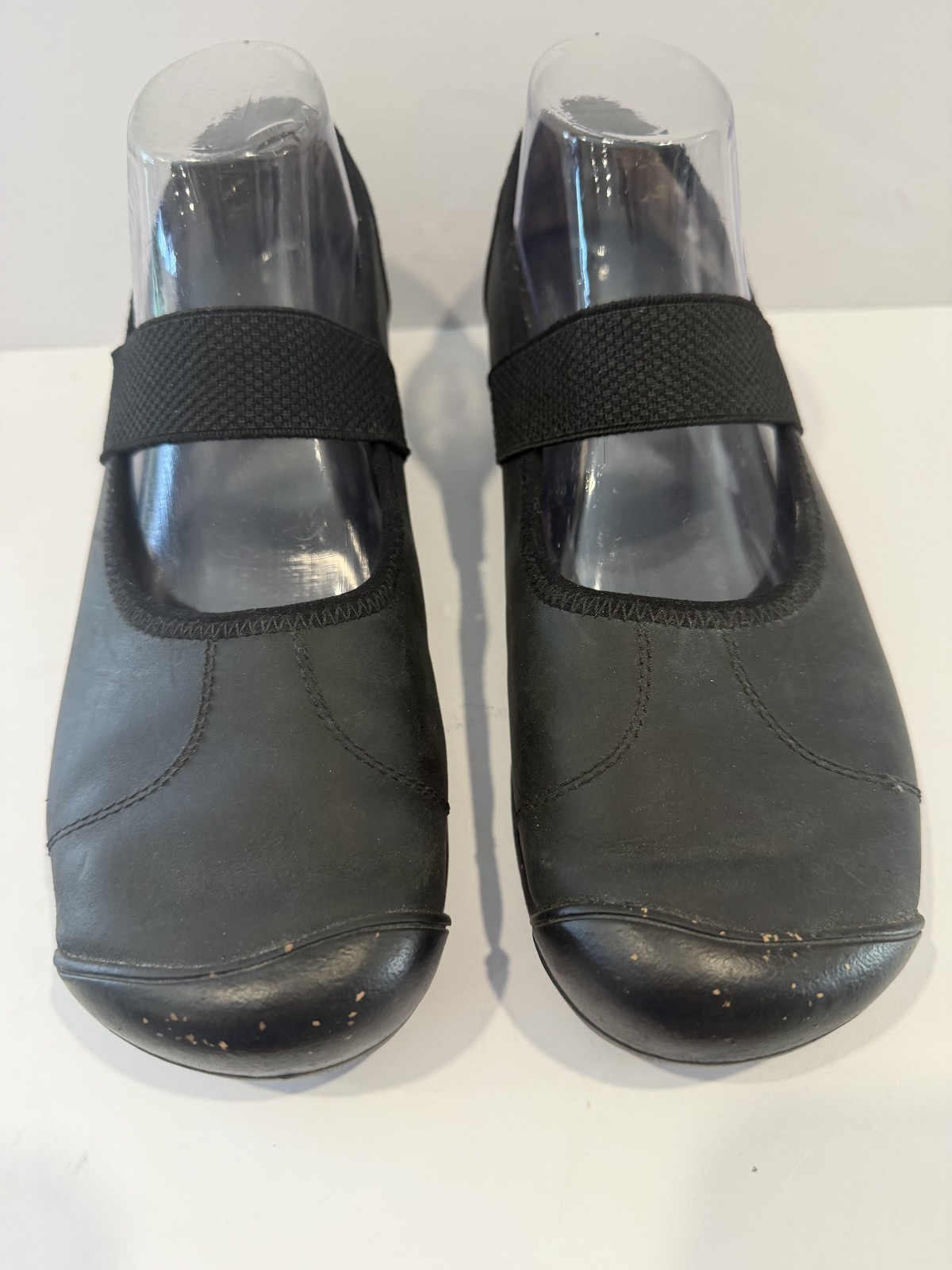Keen Sienna Canvas Brown Gray Mary Jane Flats Womens Sz 10 Comfort Arch
