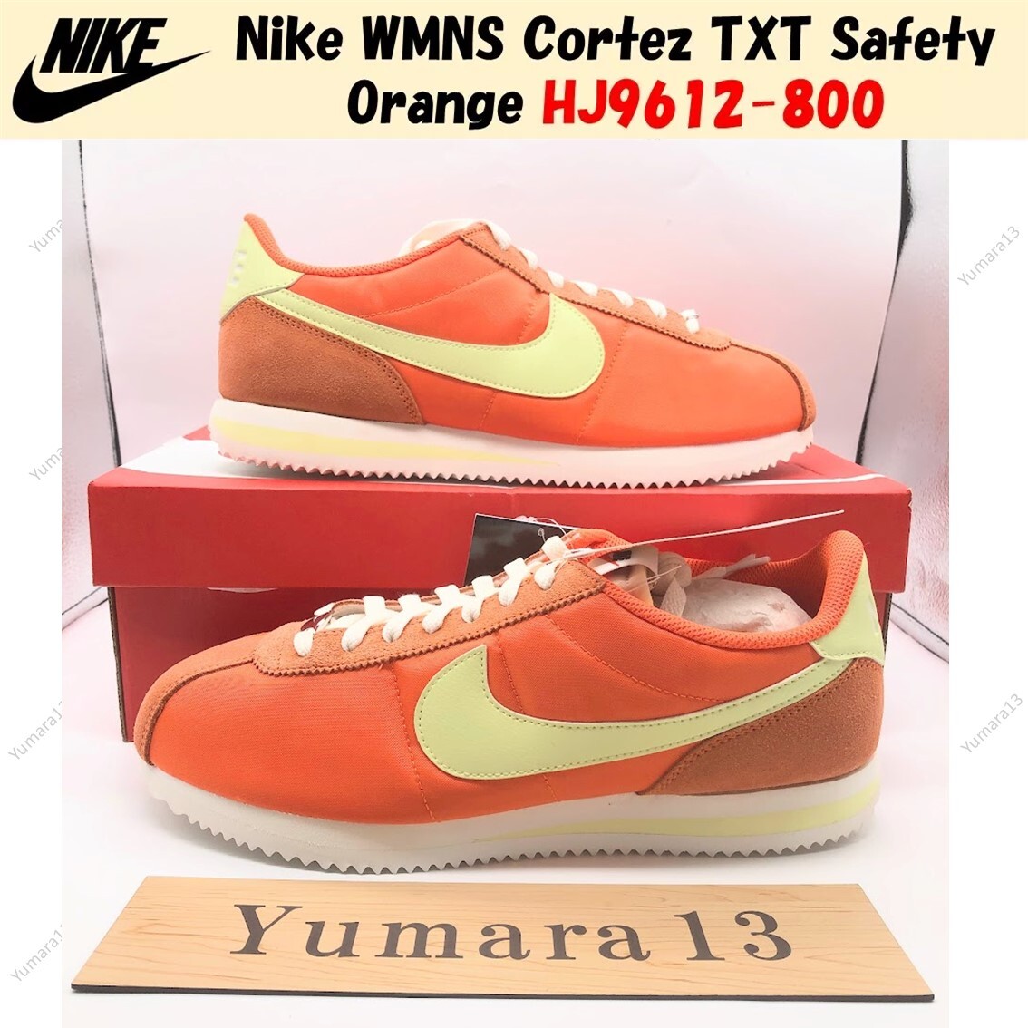 Nike WMNS Cortez TXT Safety Orange HJ9612-800 Women’s Size