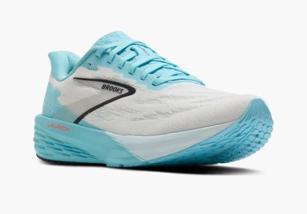Brooks Launch 11 Running Sneaker Women’s White/Atomizer/Pink Clay Size 9.5 (NWB)