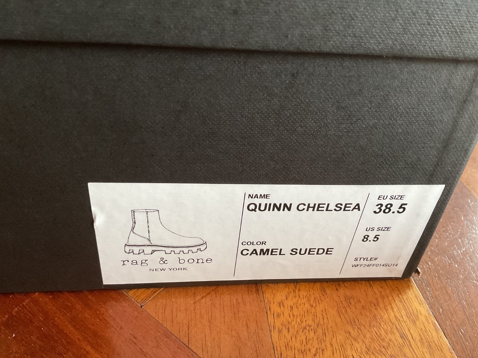 RAG & BONE QUINN CHELSEA BOOTS 38,5(38)EU/8US NEW