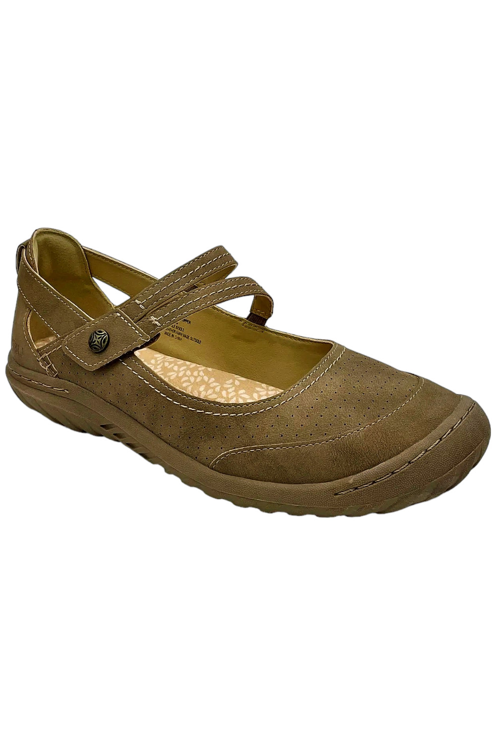 JBU Fawn Casual Step-In Flat Taupe
