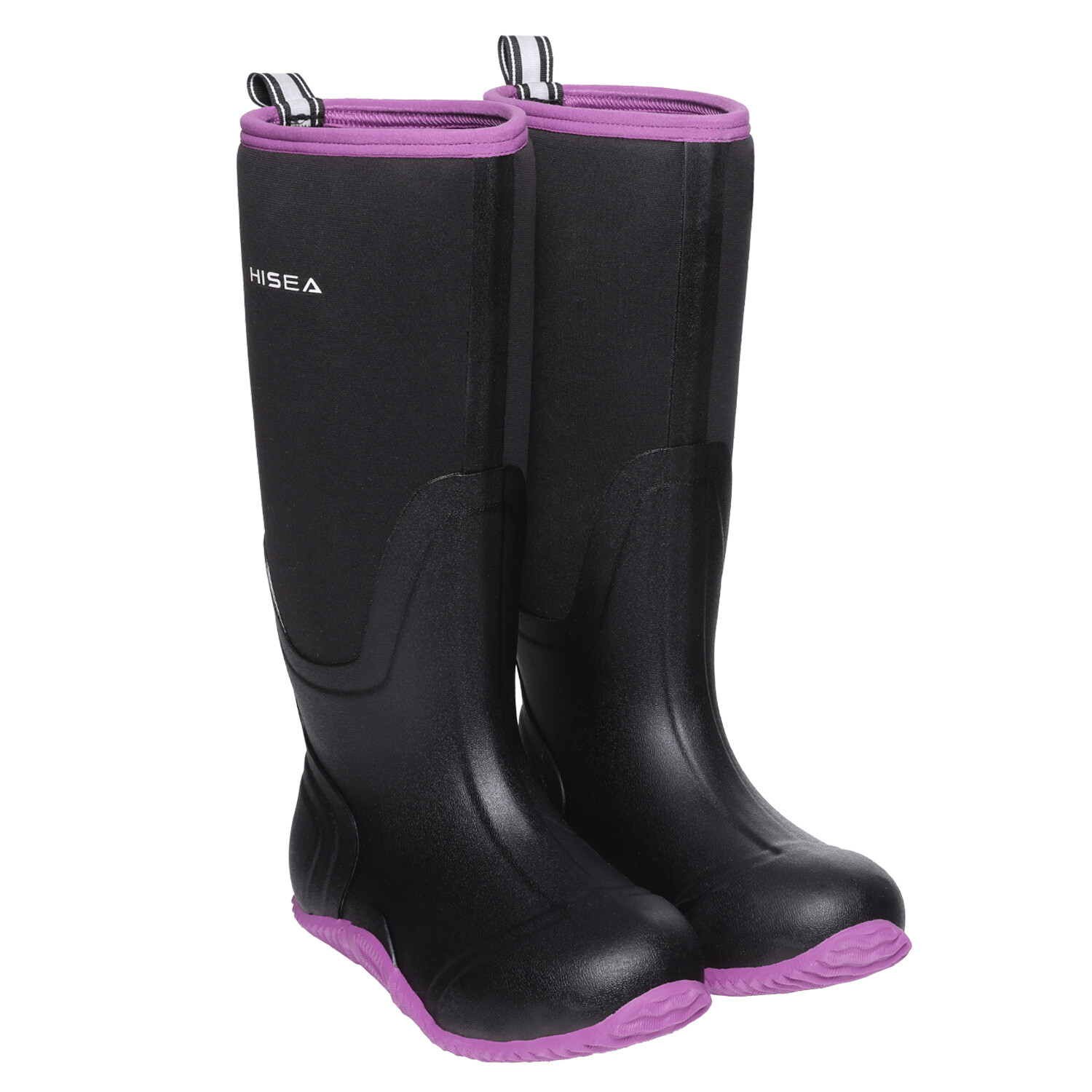 HISEA Women Rain Boots Neoprene Waterproof Outdoor Mud Working Hunting Knee Boot