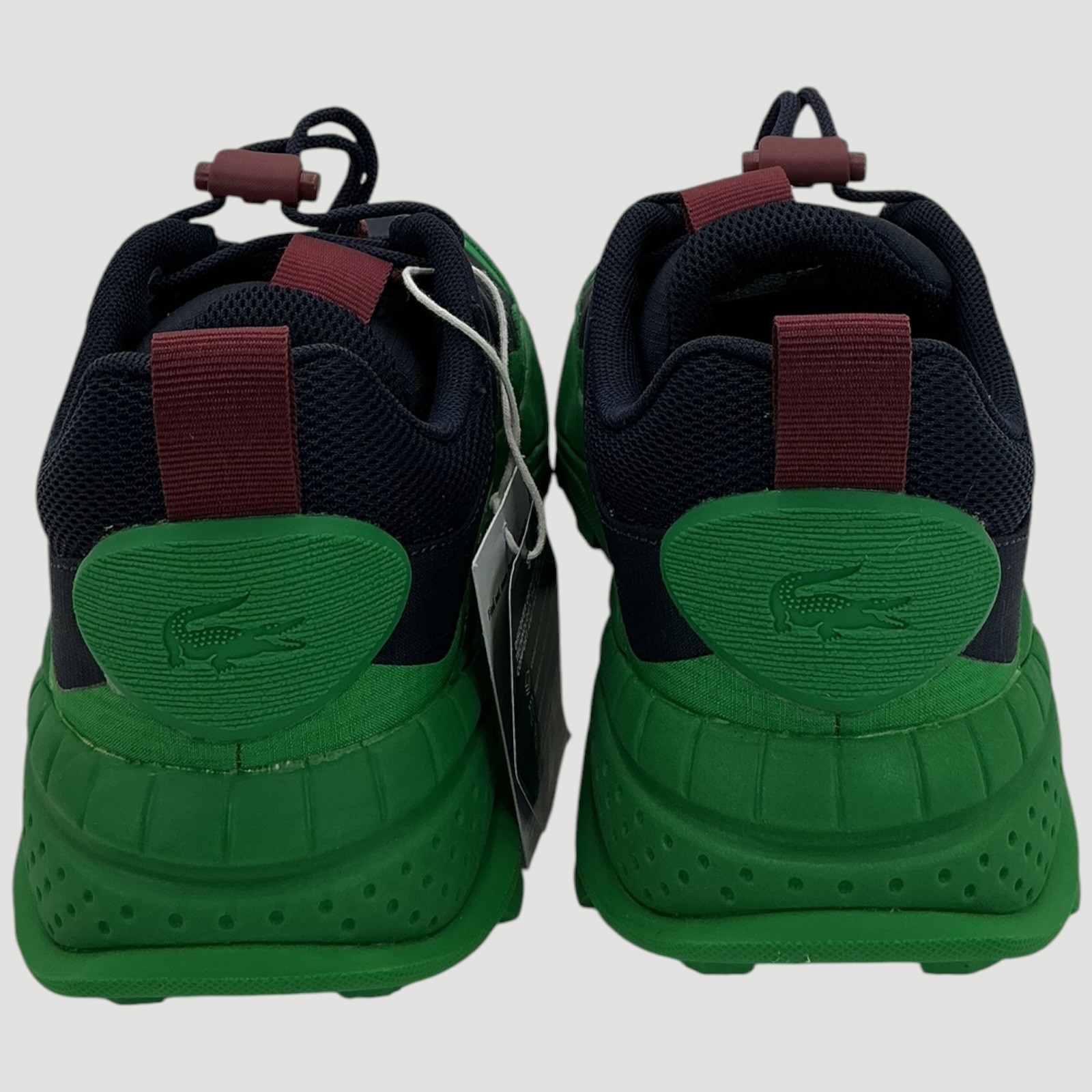 Lacoste L-Guard Women’s Size 5.5 Navy/Green Sneakers NWOB
