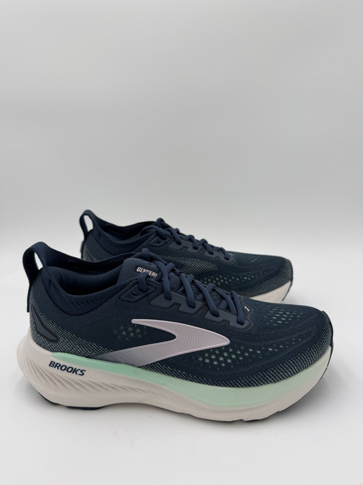Brooks Glycerin 23 Sneakers Women’s 8.5 Blue Mesh Running Shoes 1204651B453