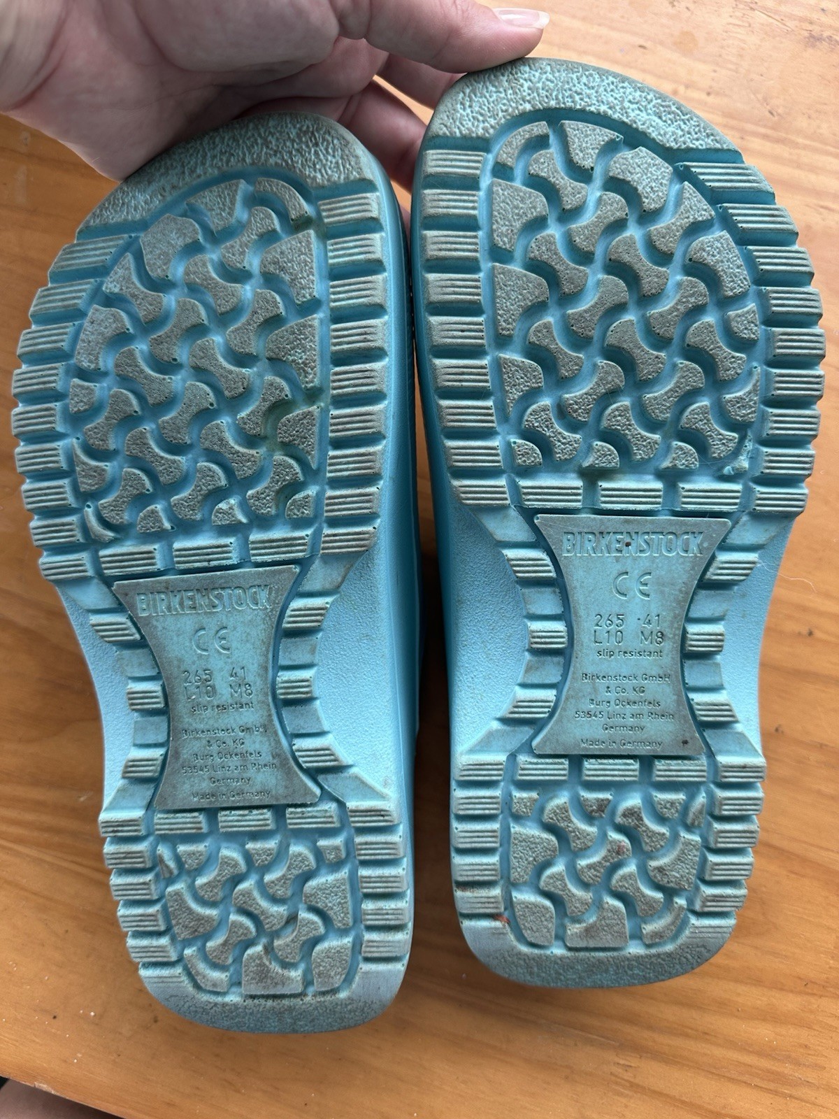 Birkenstock Super Birki Unisex Clogs Ciel Blue Light Size EU 41