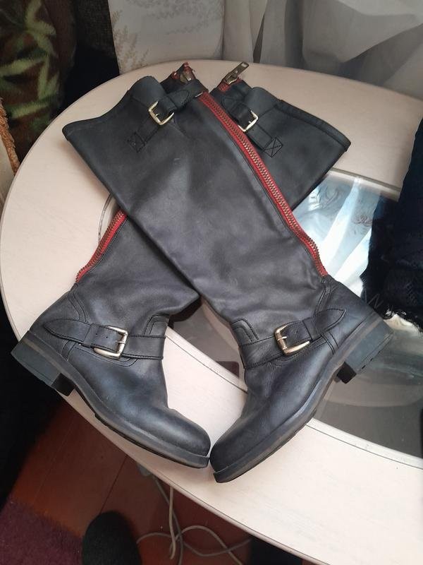 women steve madden boots black 7.5