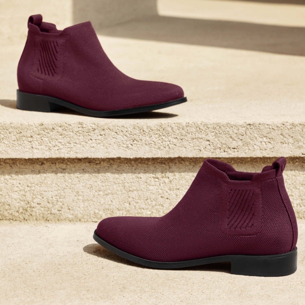 Vivaia Ryan Pro Slip On Water RPT Elegant Casual Chelsea Comfort Boot Bordeaux 8