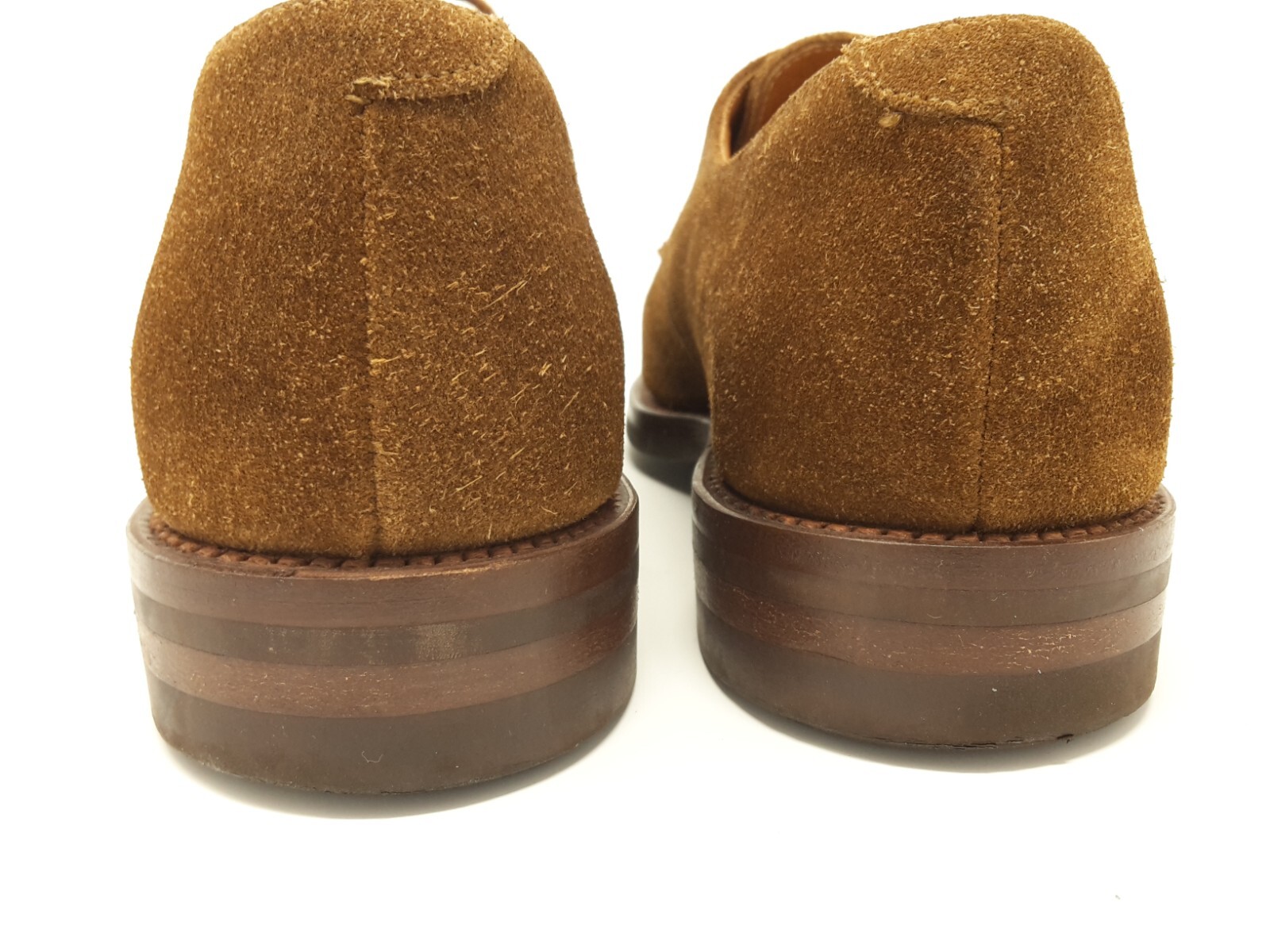Ed.Meier/Crockett & Jones Haydock Plain Derby Suede Braun Dainite EU 39 UK 6 B