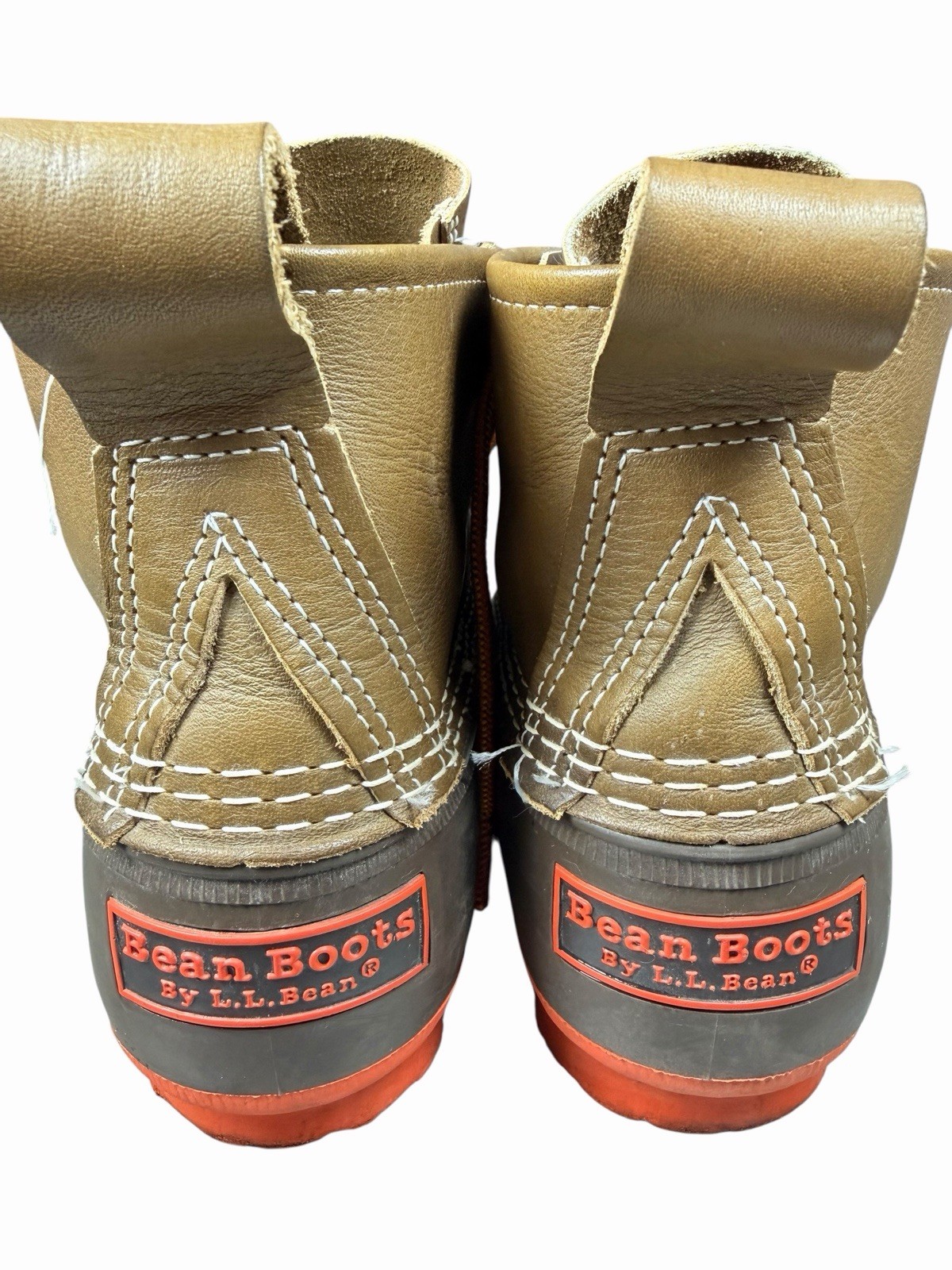 L.L. Bean Maine Hunting Duck Boots 2017 Limited Orange Chain Sole USA Womens 7M
