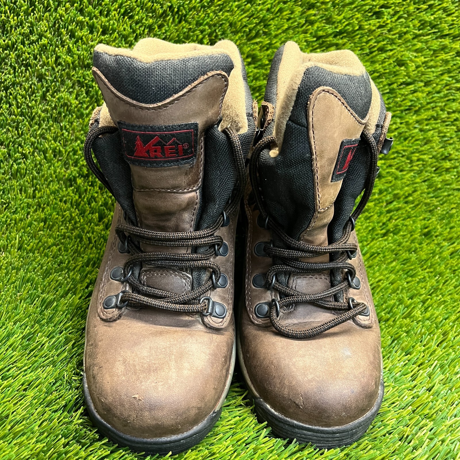 Merrell REI Monarch Gore-Tex Womens Size 7 Brown Outdoor Leather Hiking Boots