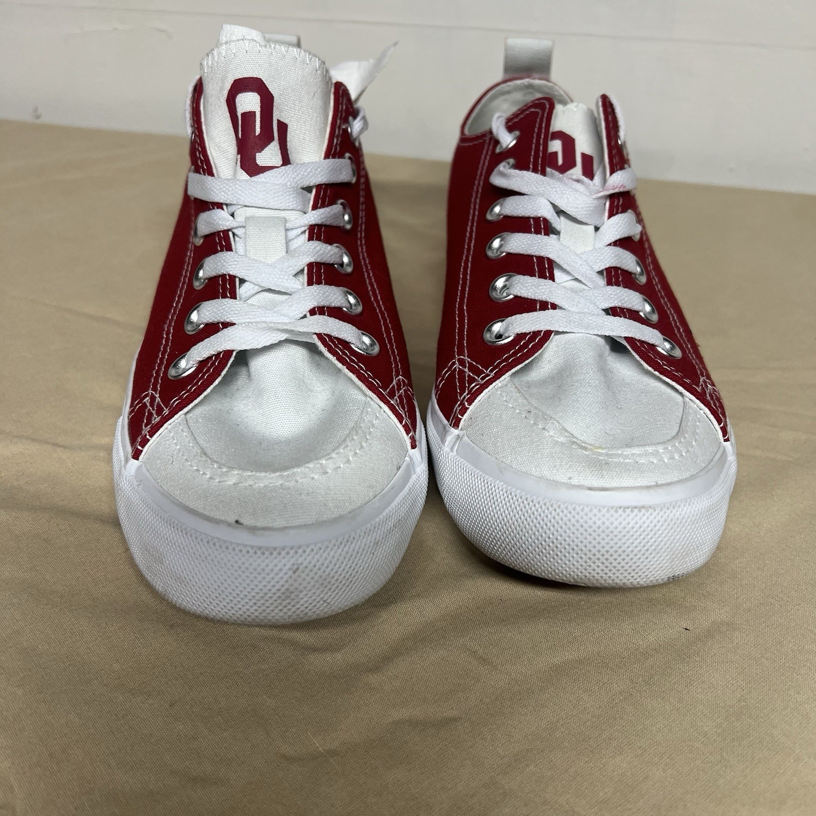 Skicks OU Oklahoma Sooners College Sneakers Shoes Women’s Size 8M Football Fan
